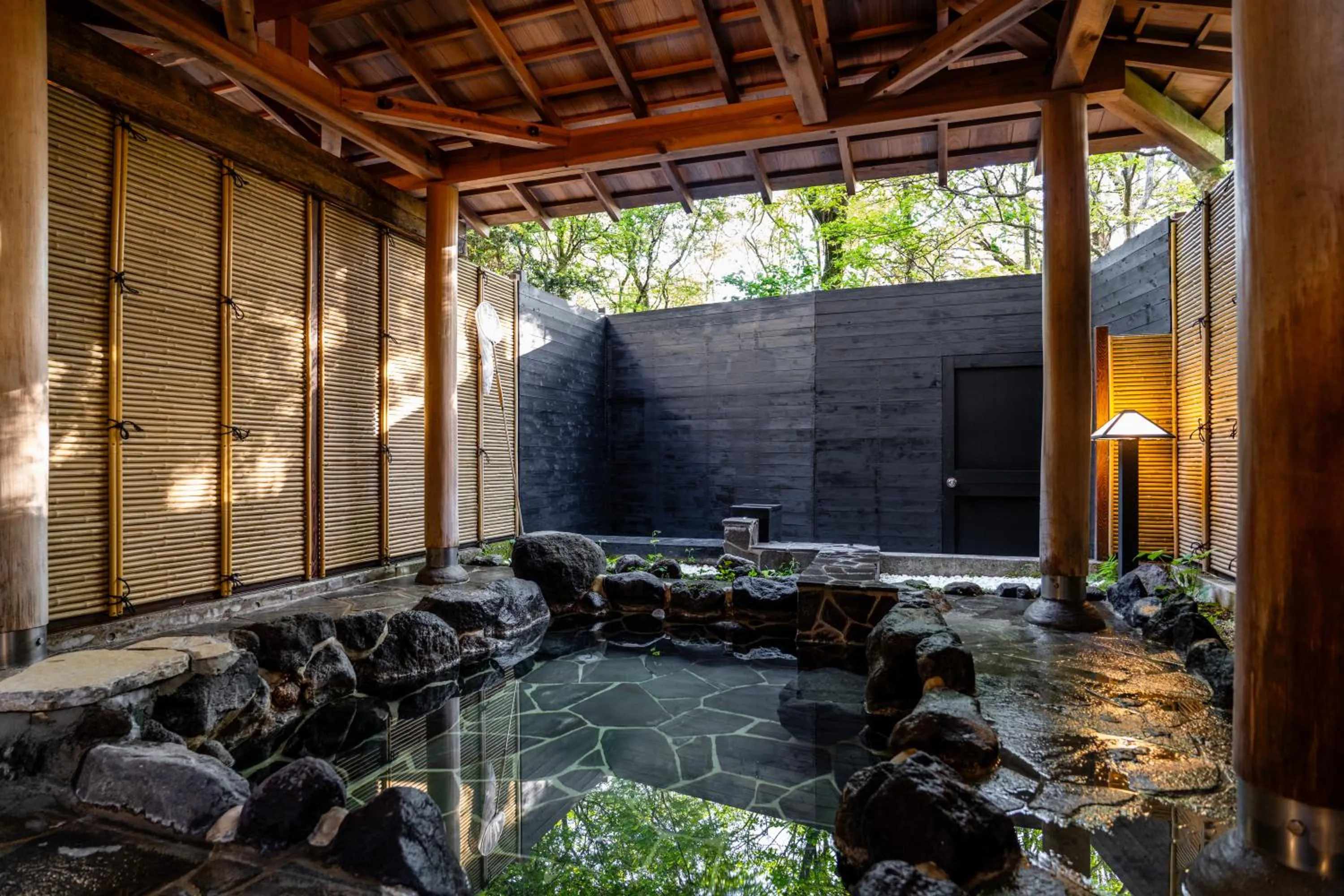 Hot Spring Bath in YuYu Hakone - Private Open Air Onsen Usage Guaranteed