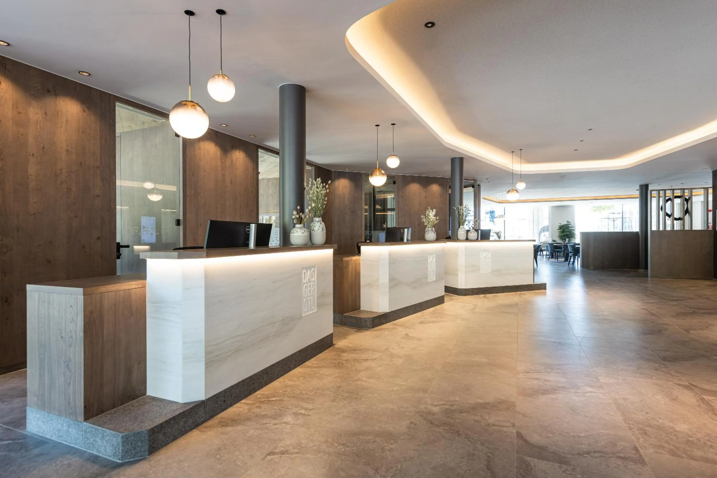 Lobby or reception in DAS GERSTL Family Retreat