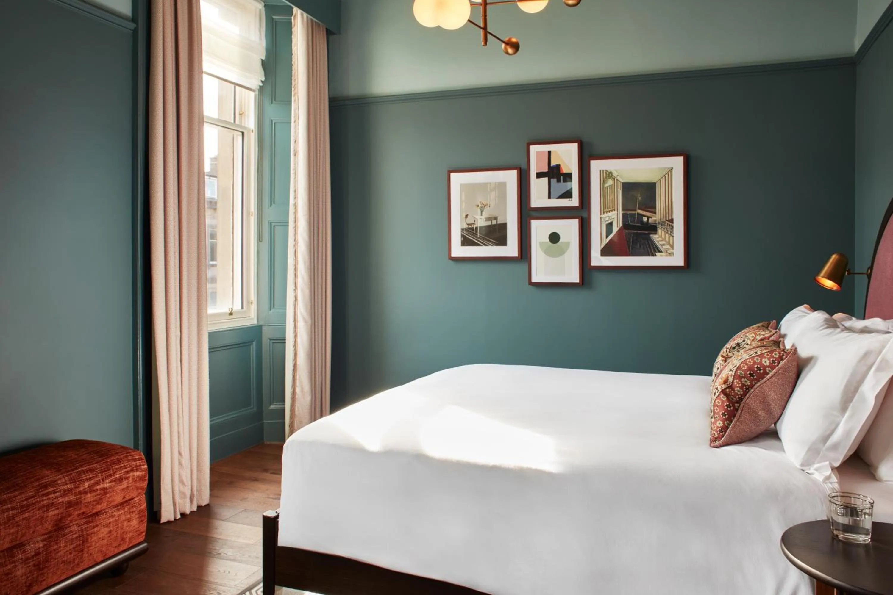 Bedroom, Bed in The Hoxton, Edinburgh