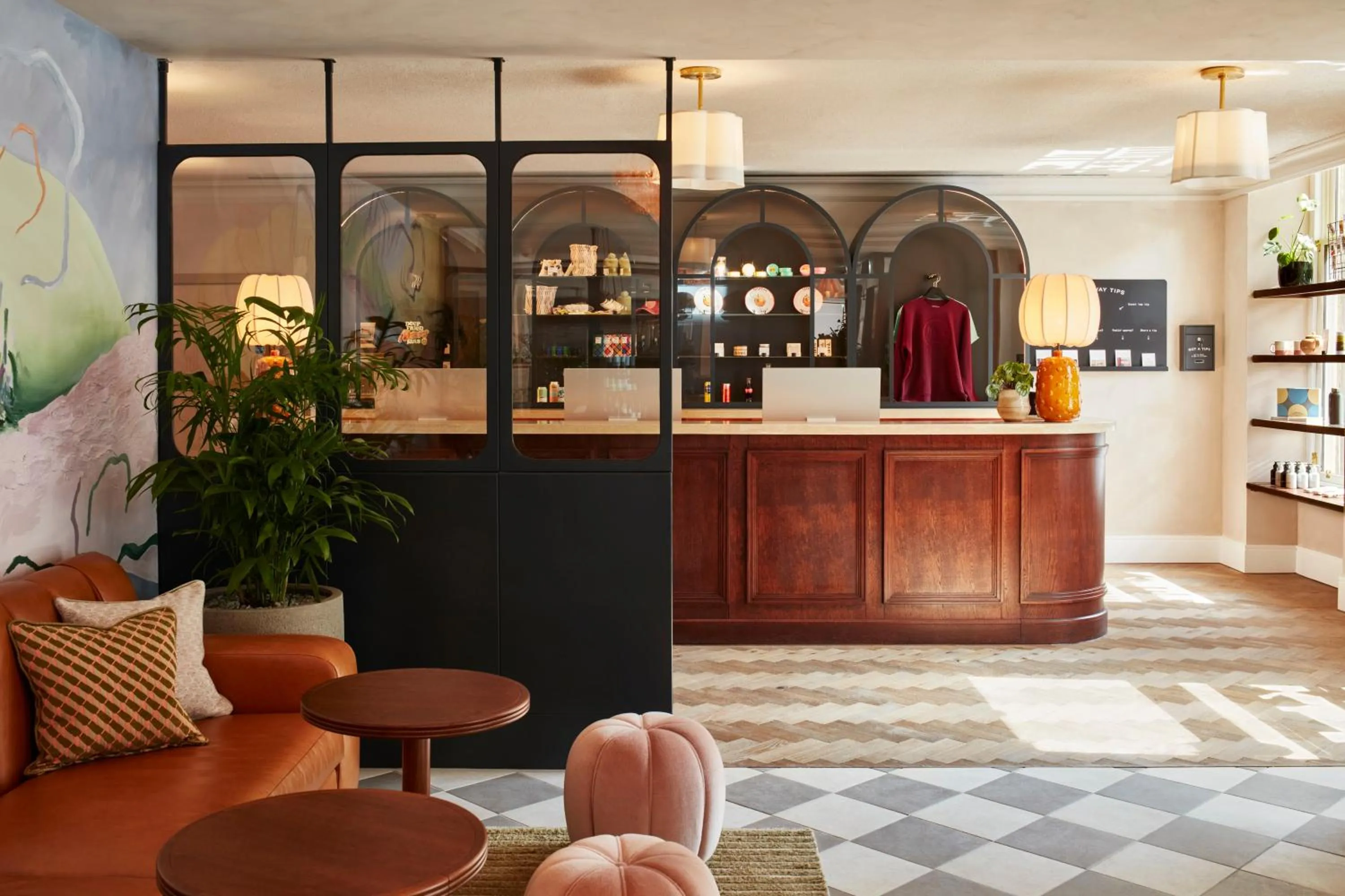 Lobby or reception in The Hoxton, Edinburgh