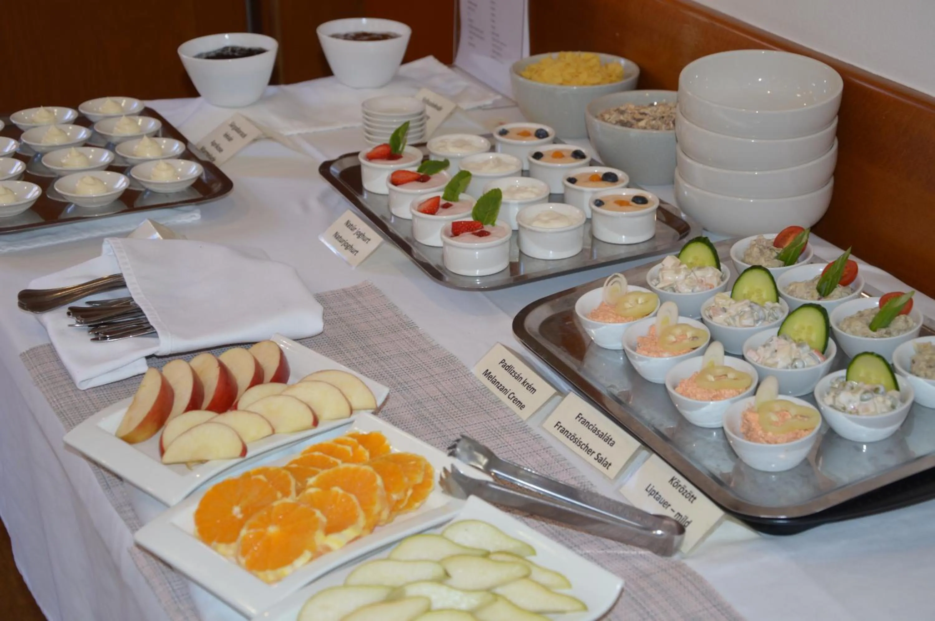 Buffet breakfast in V62 studio apartments- Downtown Sopron