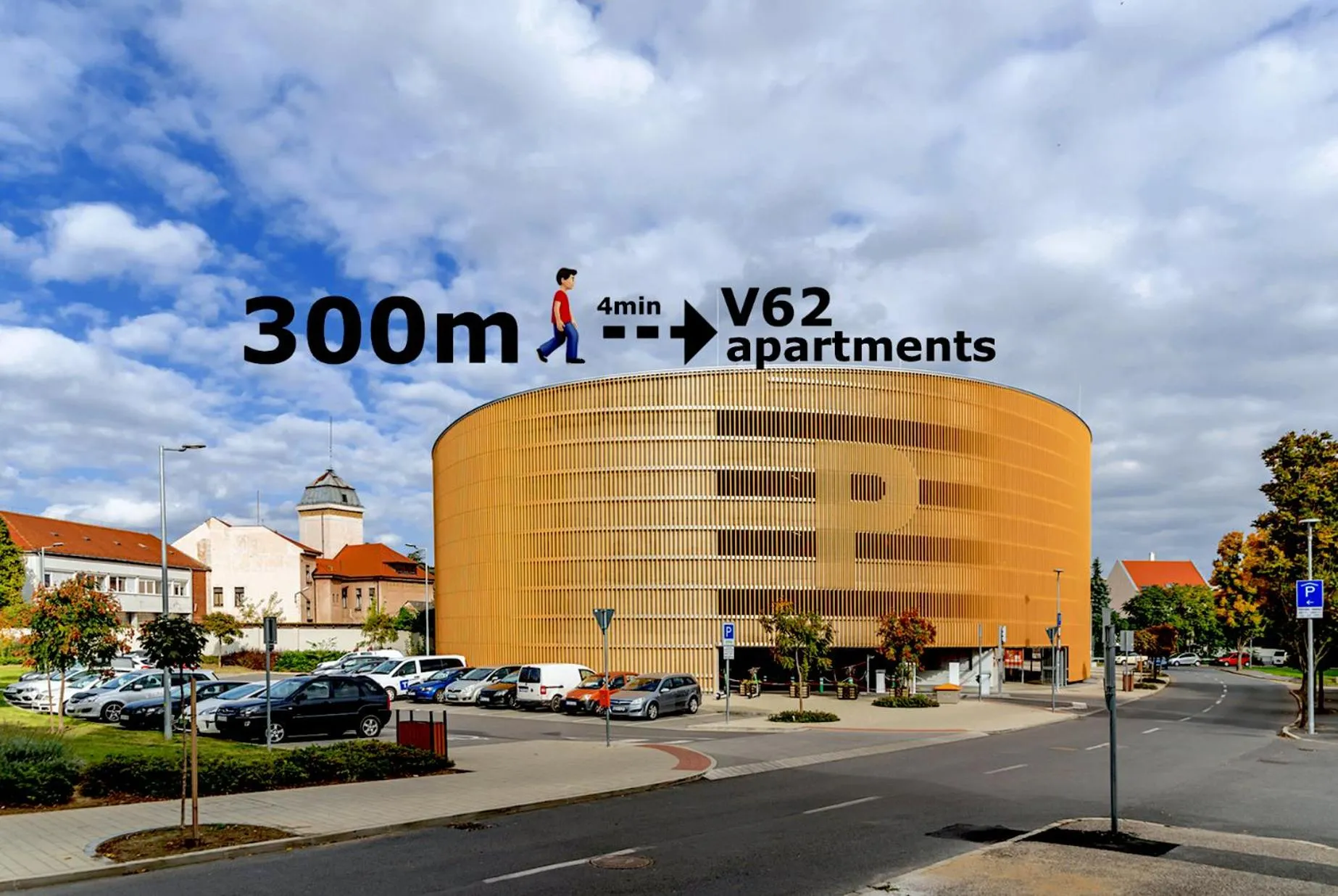Parking in V62 studio apartments- Downtown Sopron