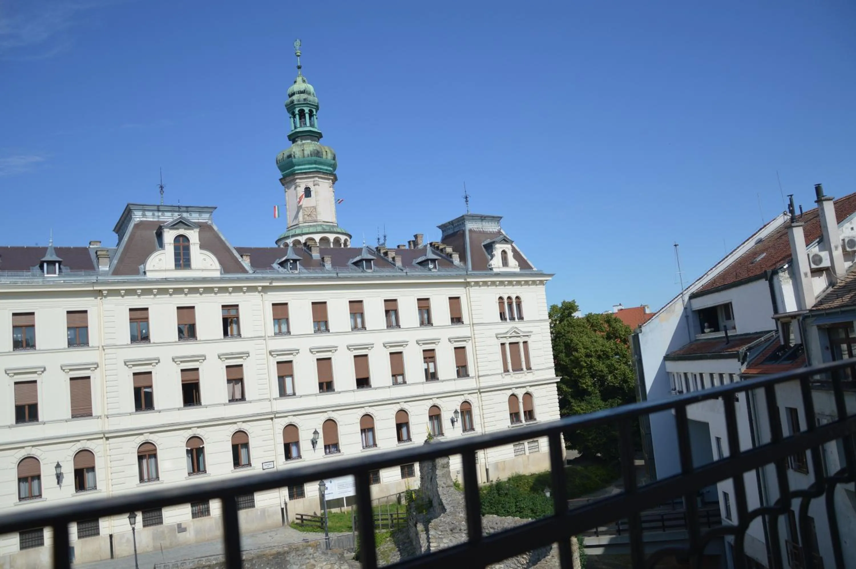 Balcony/Terrace in V62 studio apartments- Downtown Sopron