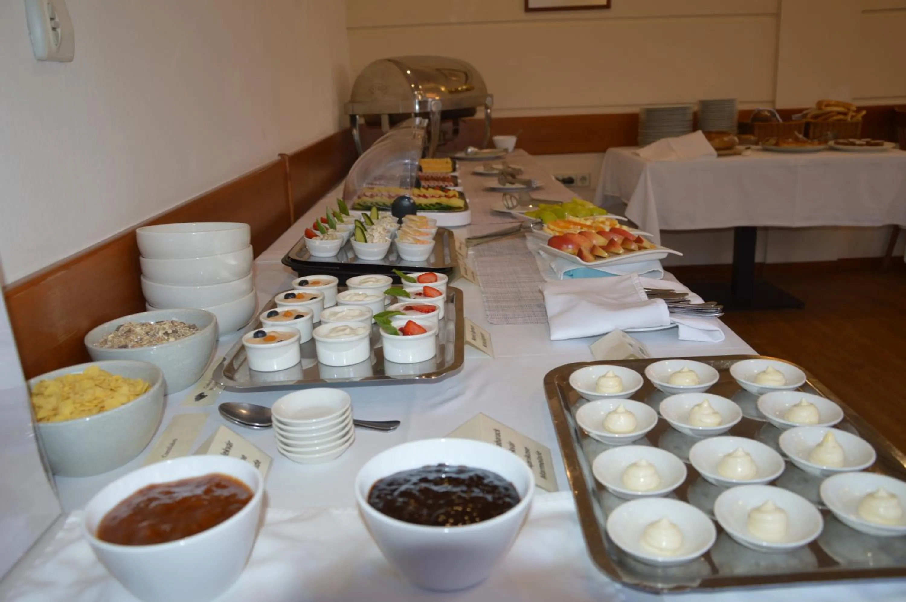 Breakfast in V62 studio apartments- Downtown Sopron