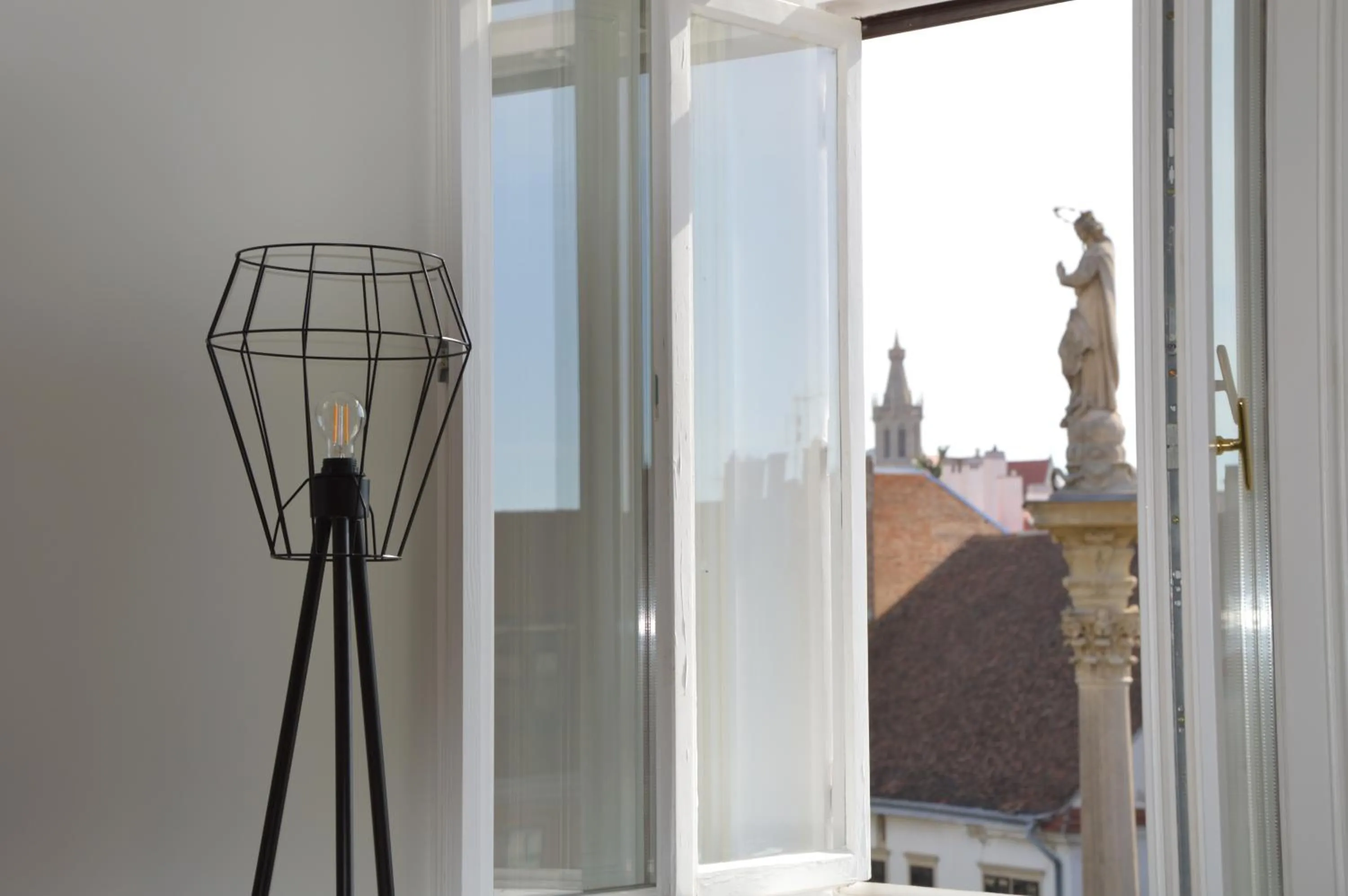 View (from property/room) in V62 studio apartments- Downtown Sopron