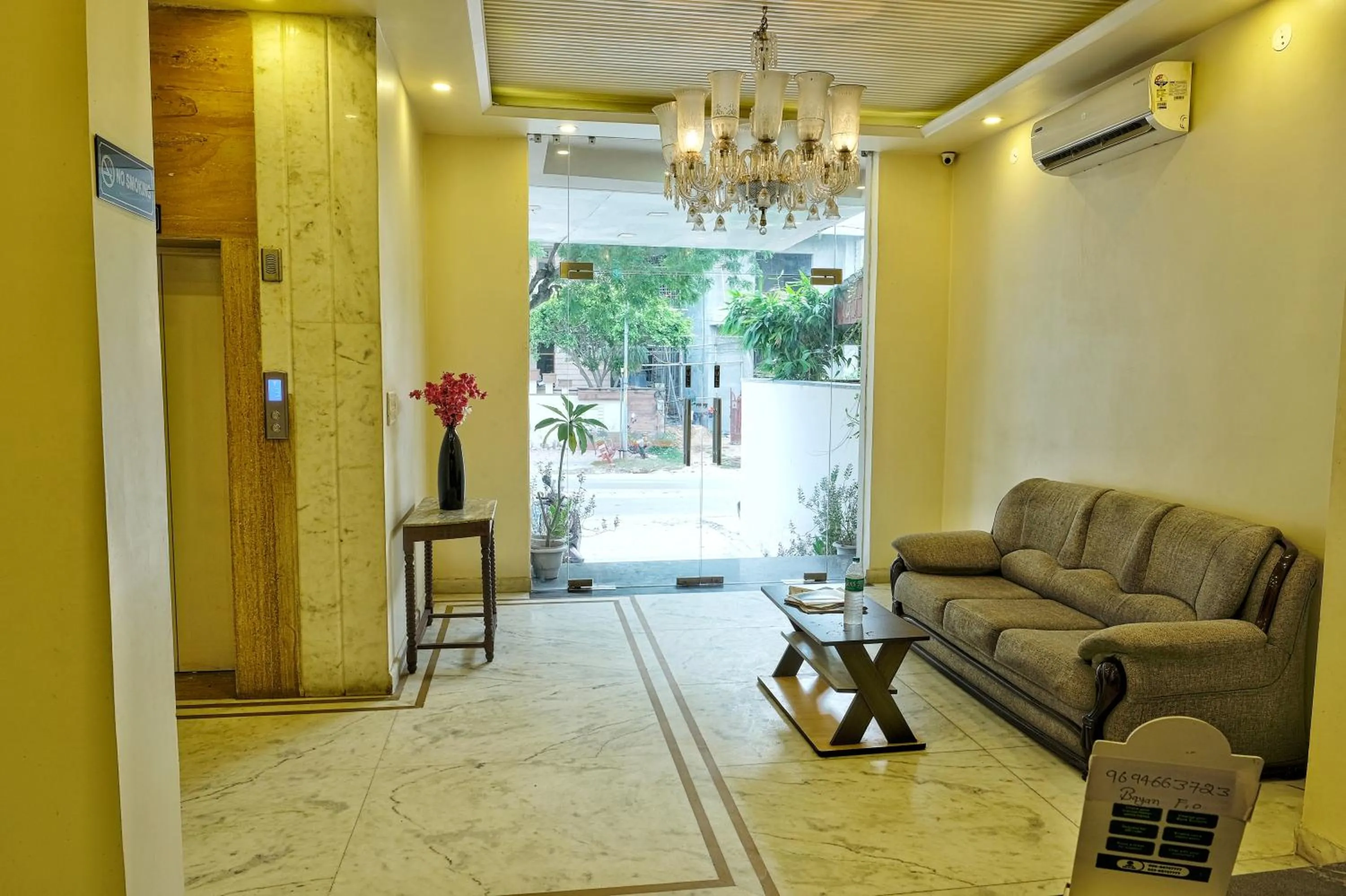 Seating area in The Bayan Elegance Hotel