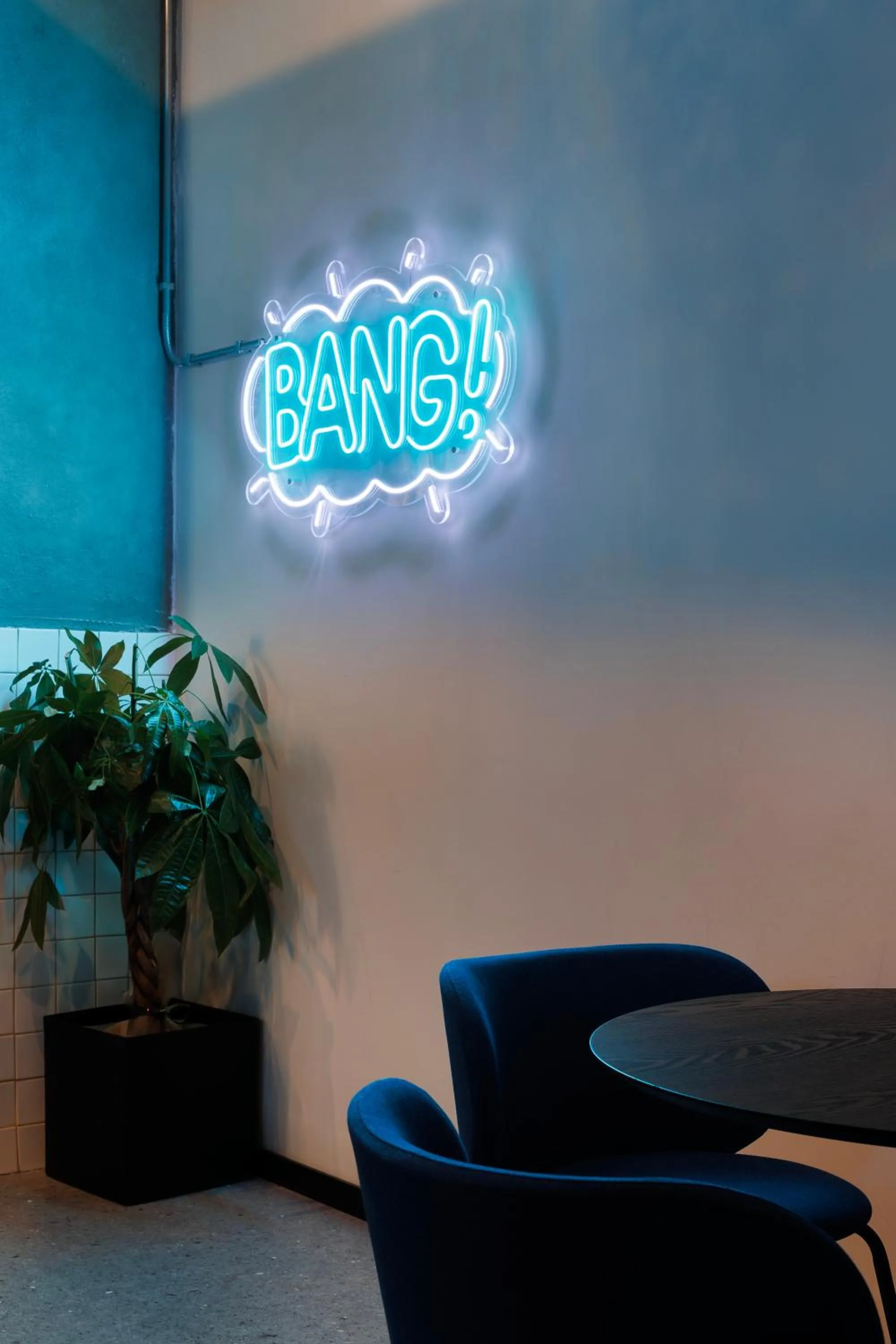 Seating area in Retroverse Hostel