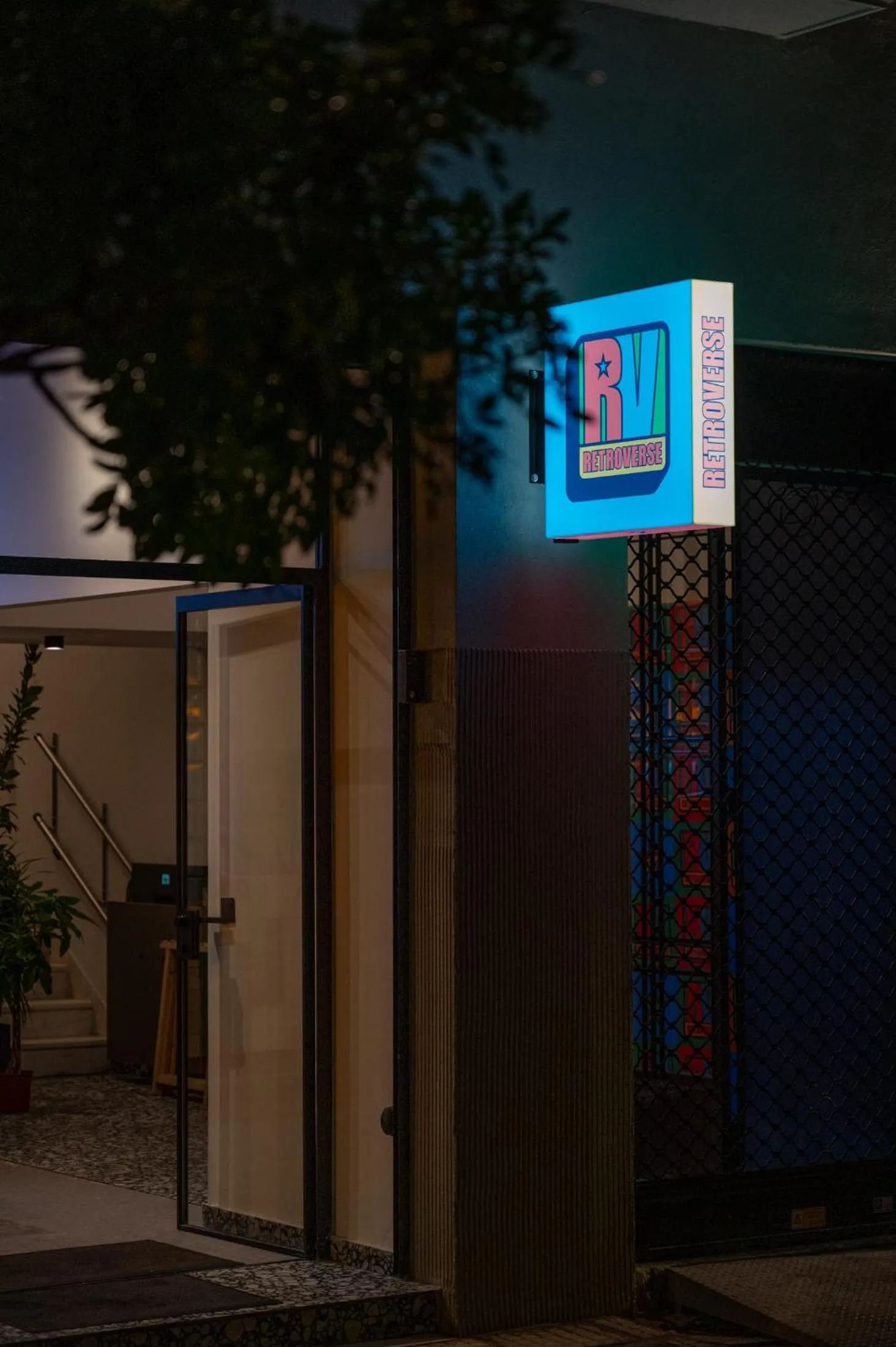 Facade/entrance in Retroverse Hostel