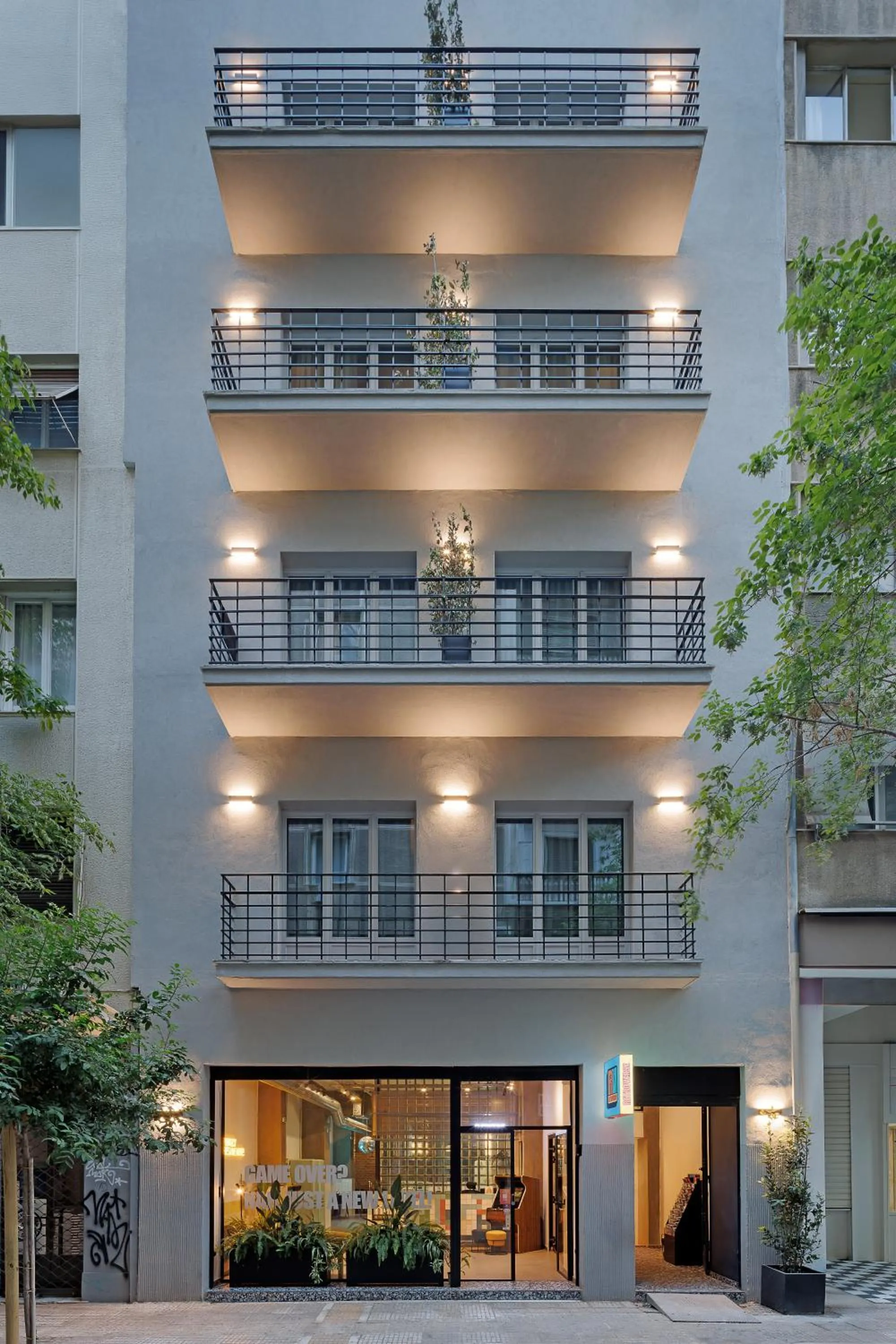 Property building in Retroverse Hostel