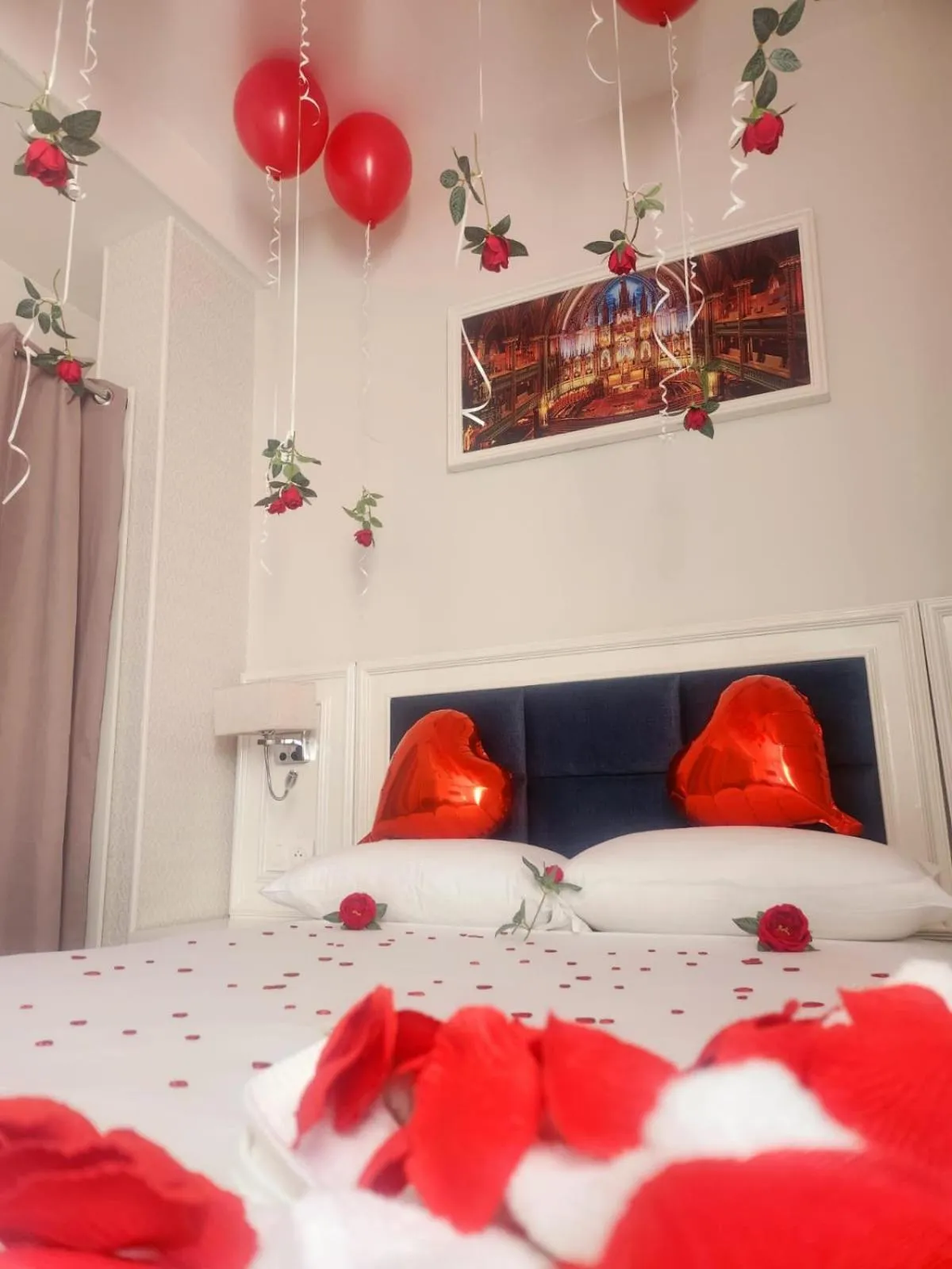 Bed in Hotel Grand Paris