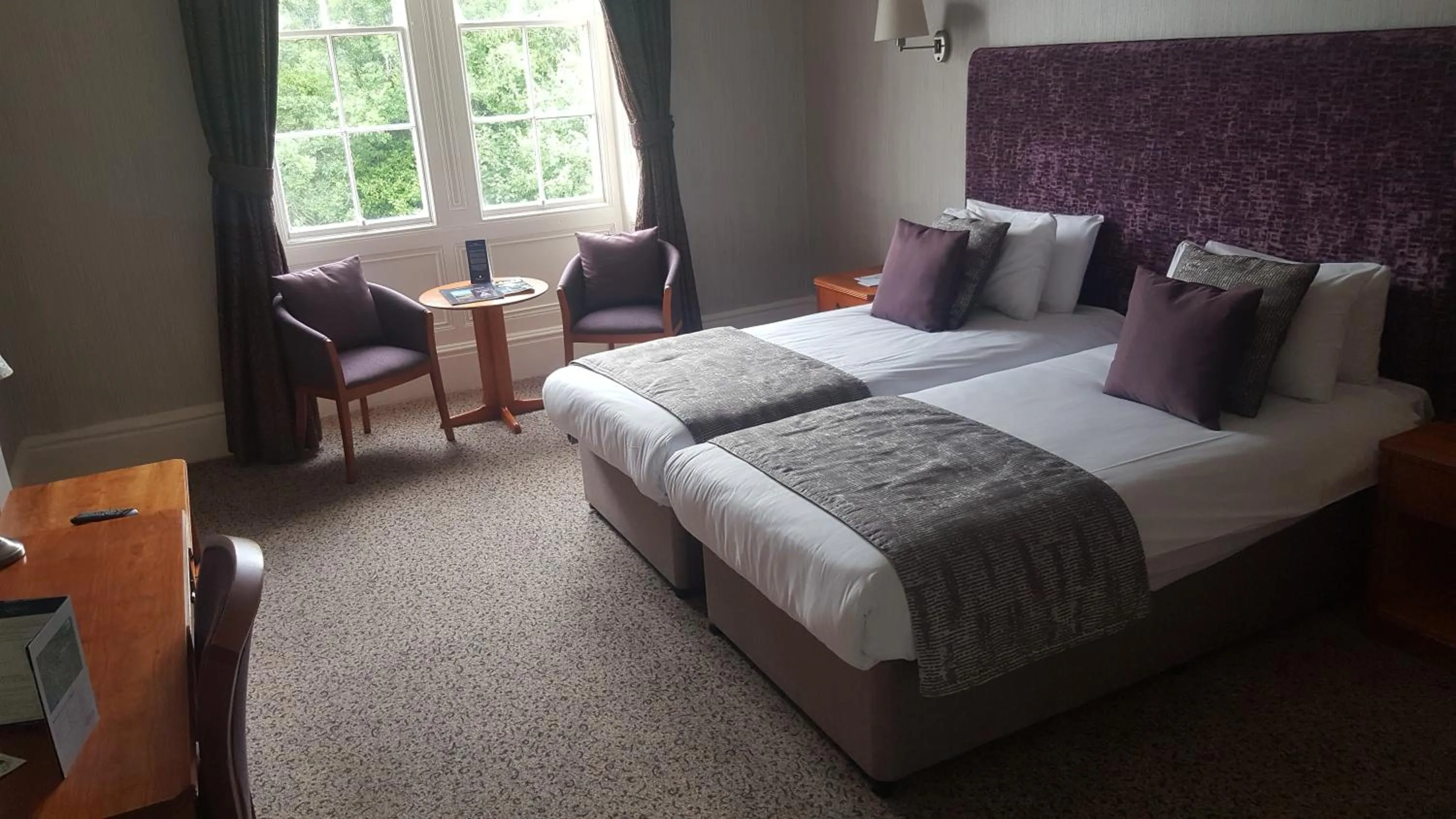 Bed in Keswick Country House Hotel