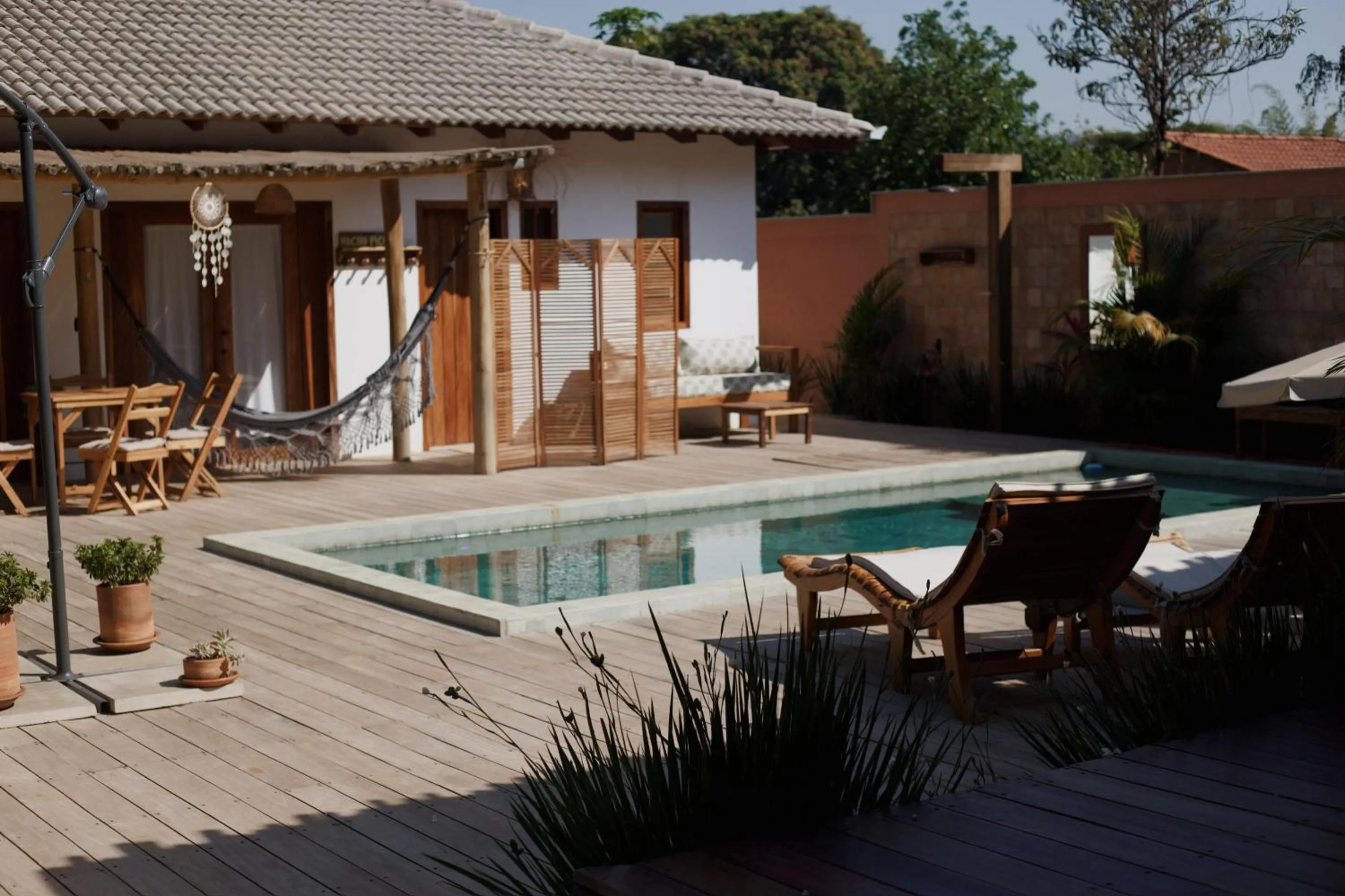 Pool view in Vila Inca
