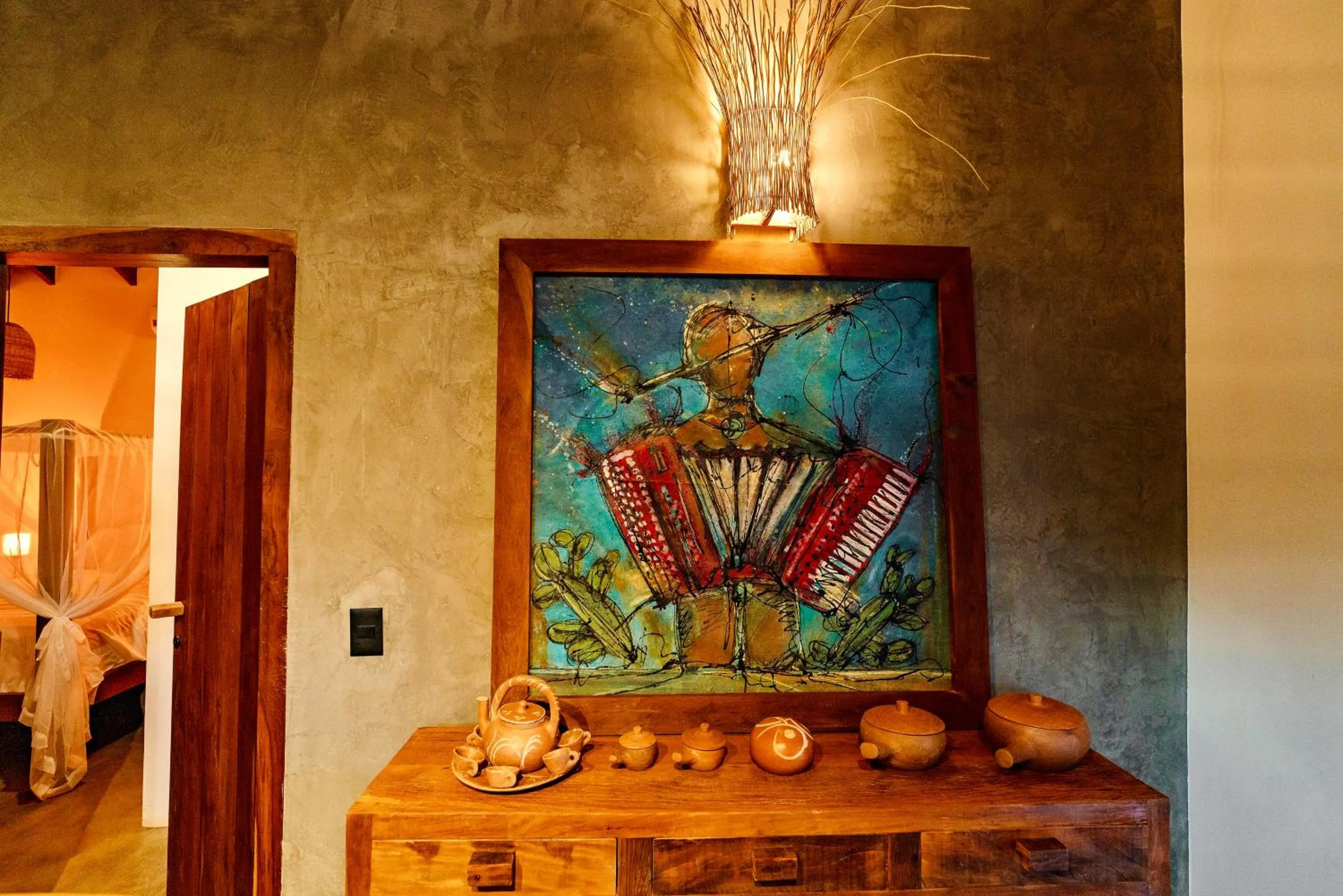 Decorative detail in Vila Inca