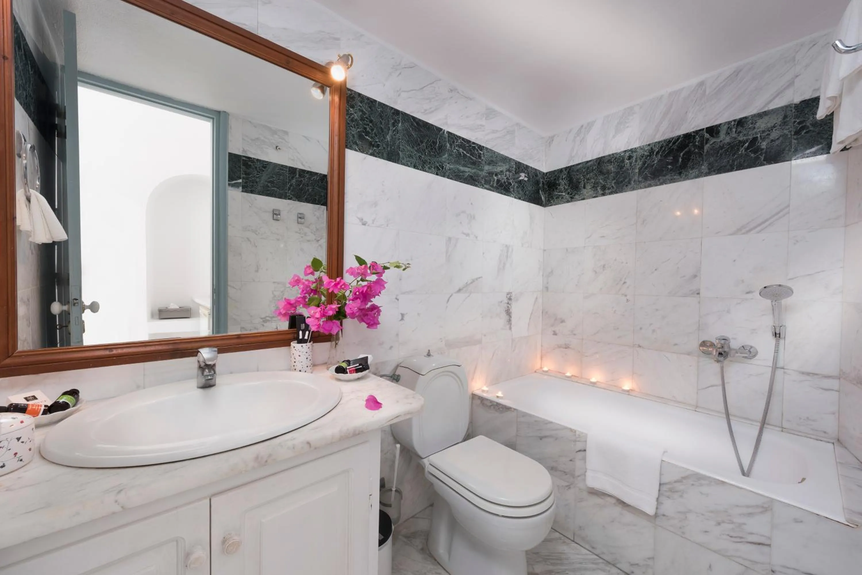 Bathroom in Aigialos Luxury Traditional Settlement