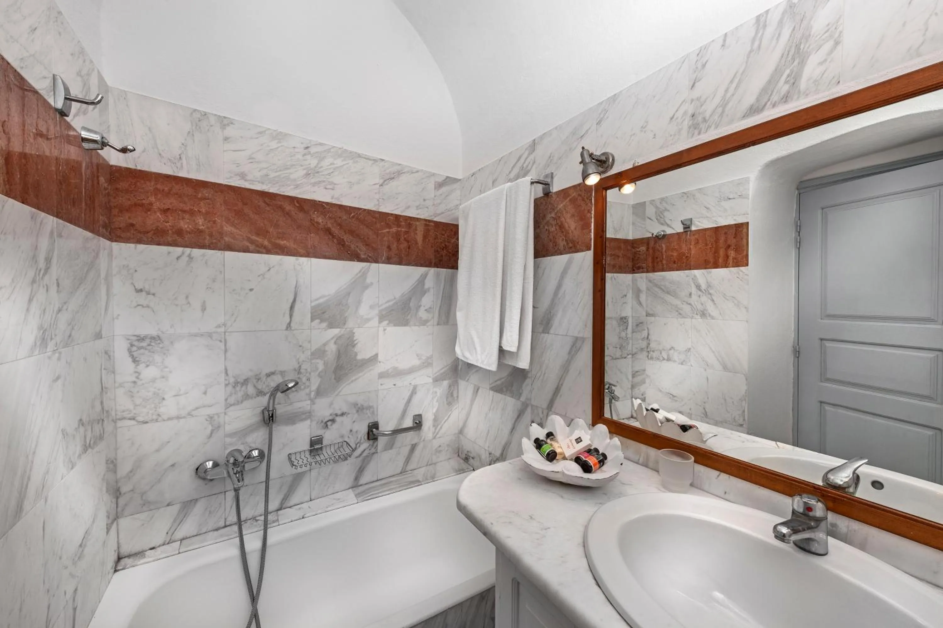 Bathroom in Aigialos Luxury Traditional Settlement