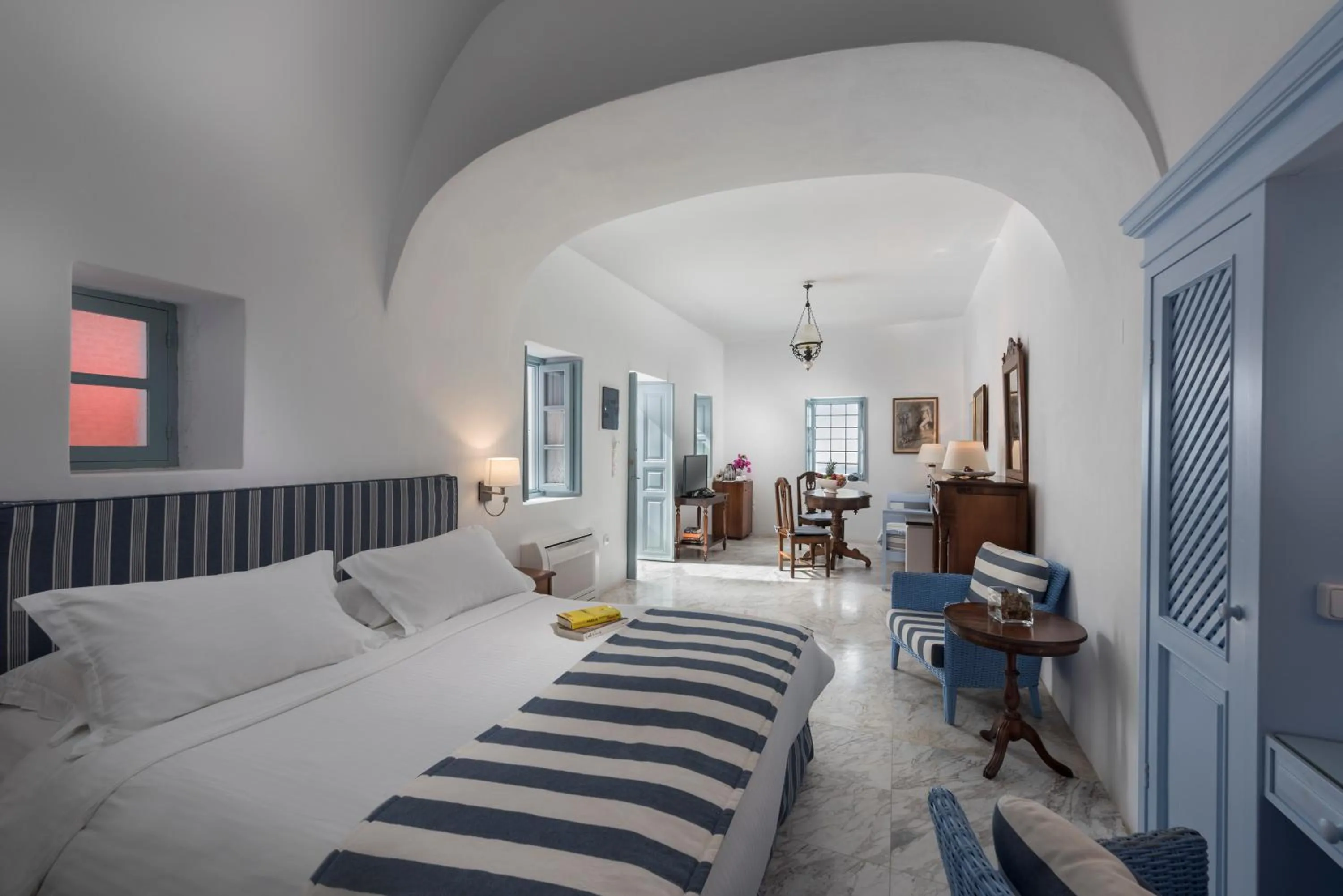 Bedroom, Bed in Aigialos Luxury Traditional Settlement