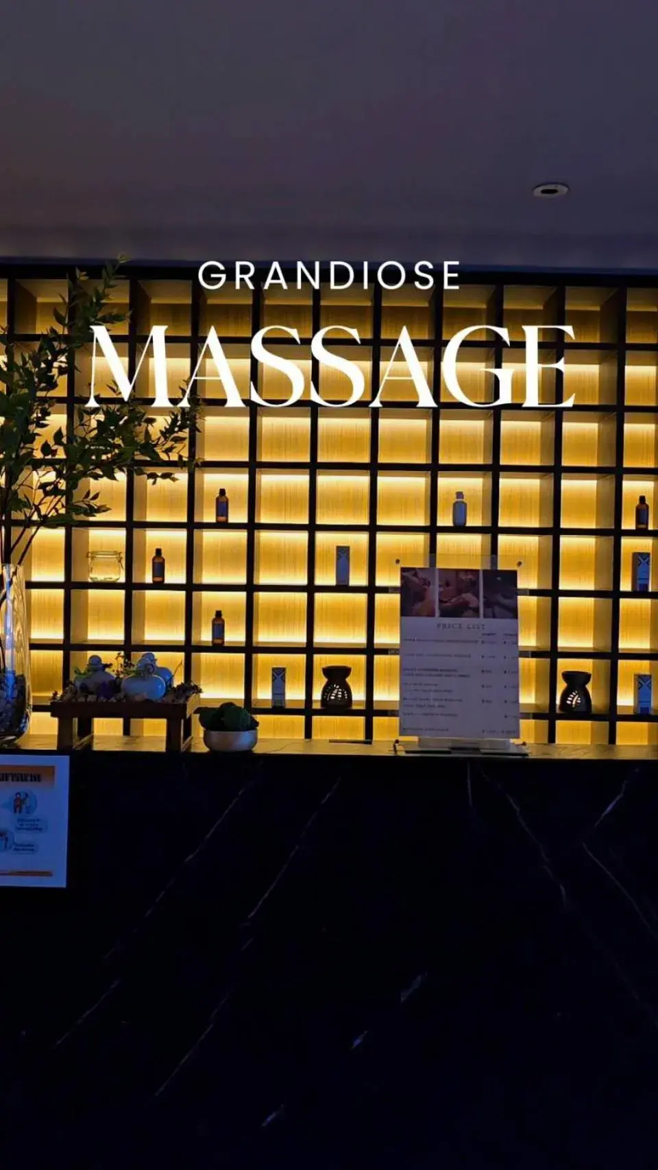 Spa and wellness centre/facilities in The Grandiose Hotel Chiang Rai เดอะแกรนด์ดิโอสเชียงราย Spa and wellness centre/facilities in The Grandiose Hotel Chiang Rai เดอะแกรนด์ดิโอสเชียงราย