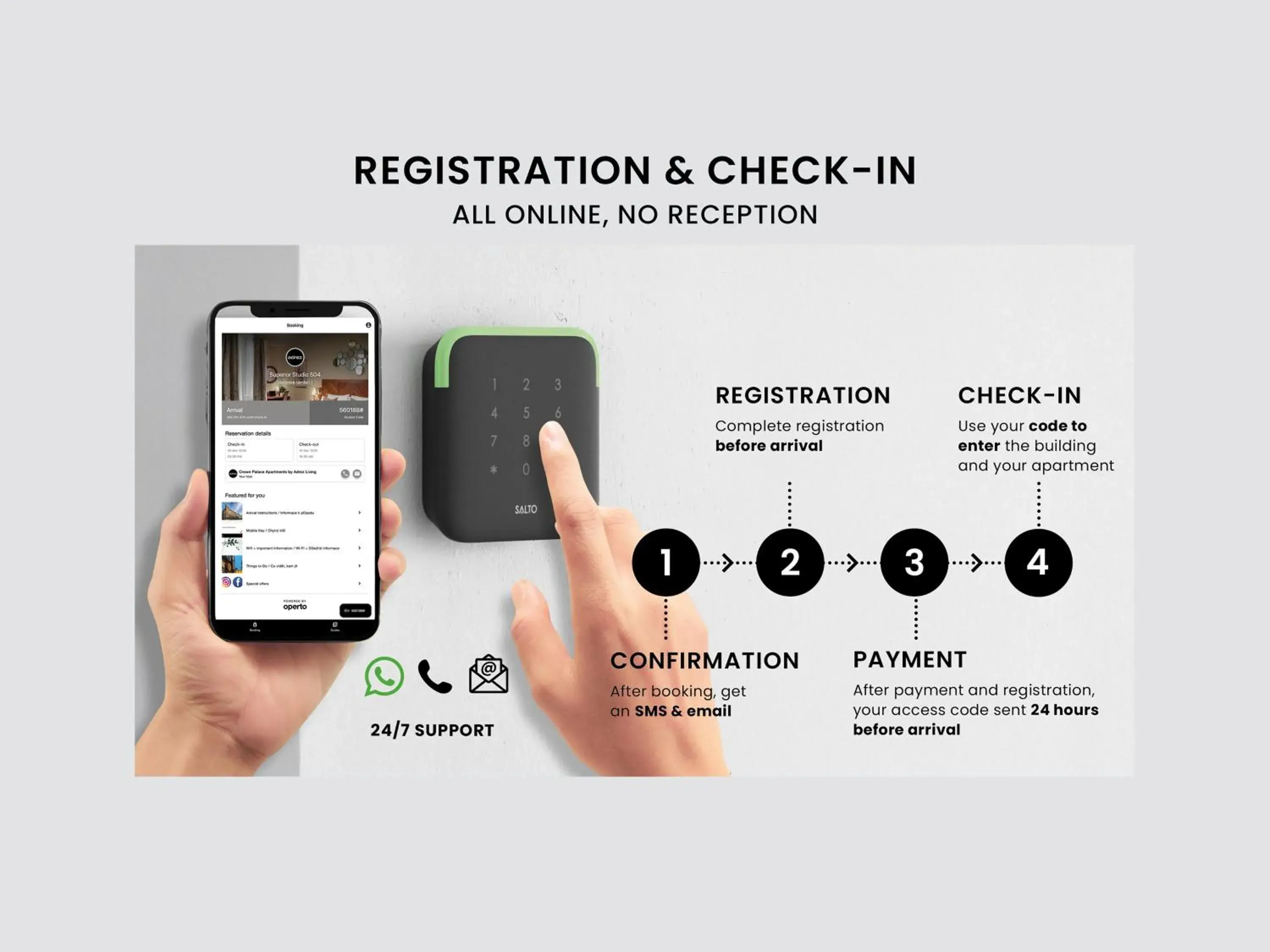 Lobby or reception in 4 Arts Apartments by Adrez Lobby or reception in 4 Arts Apartments by Adrez