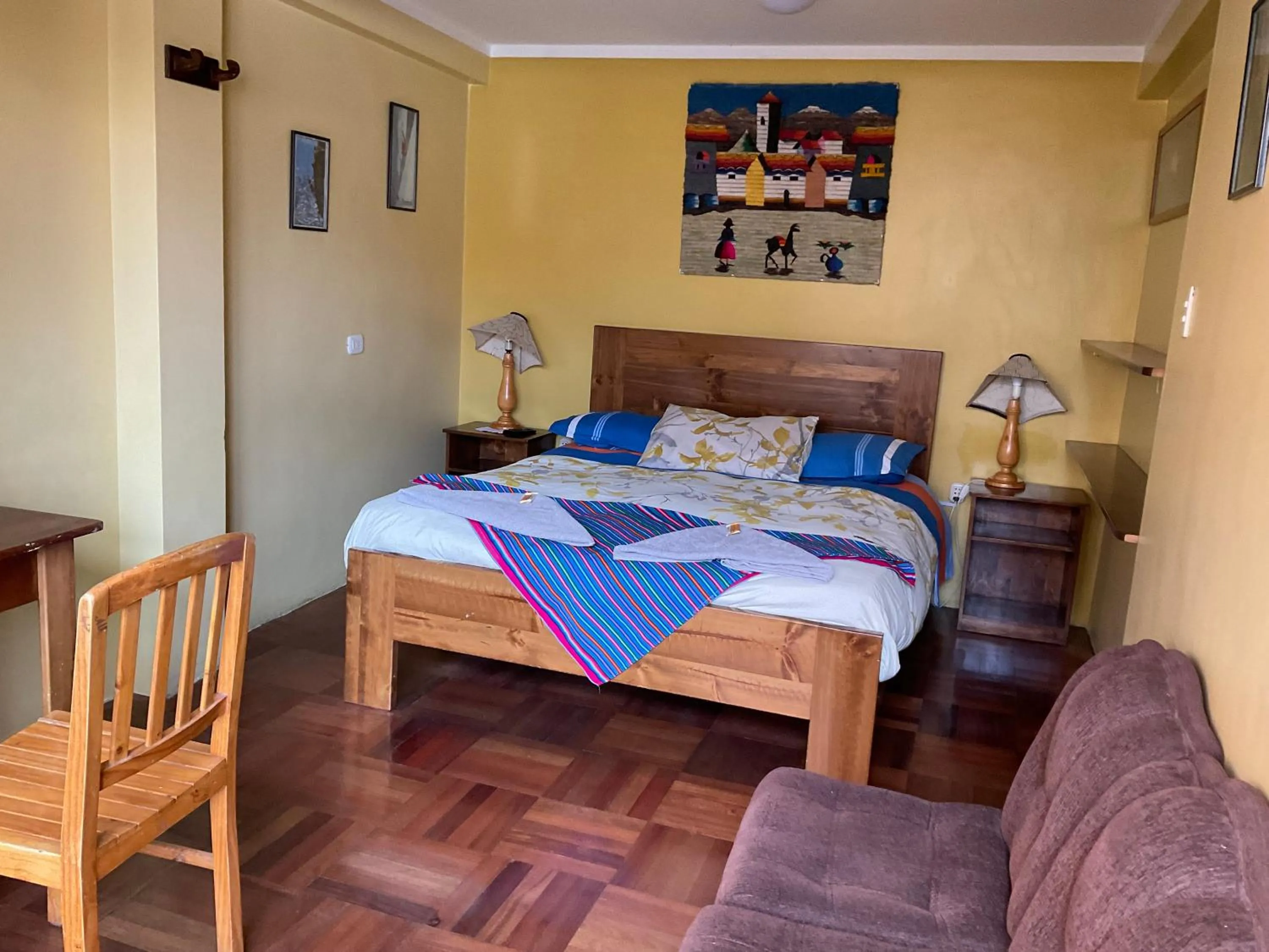 Photo of the whole room, Bed in La Casa de Zarela