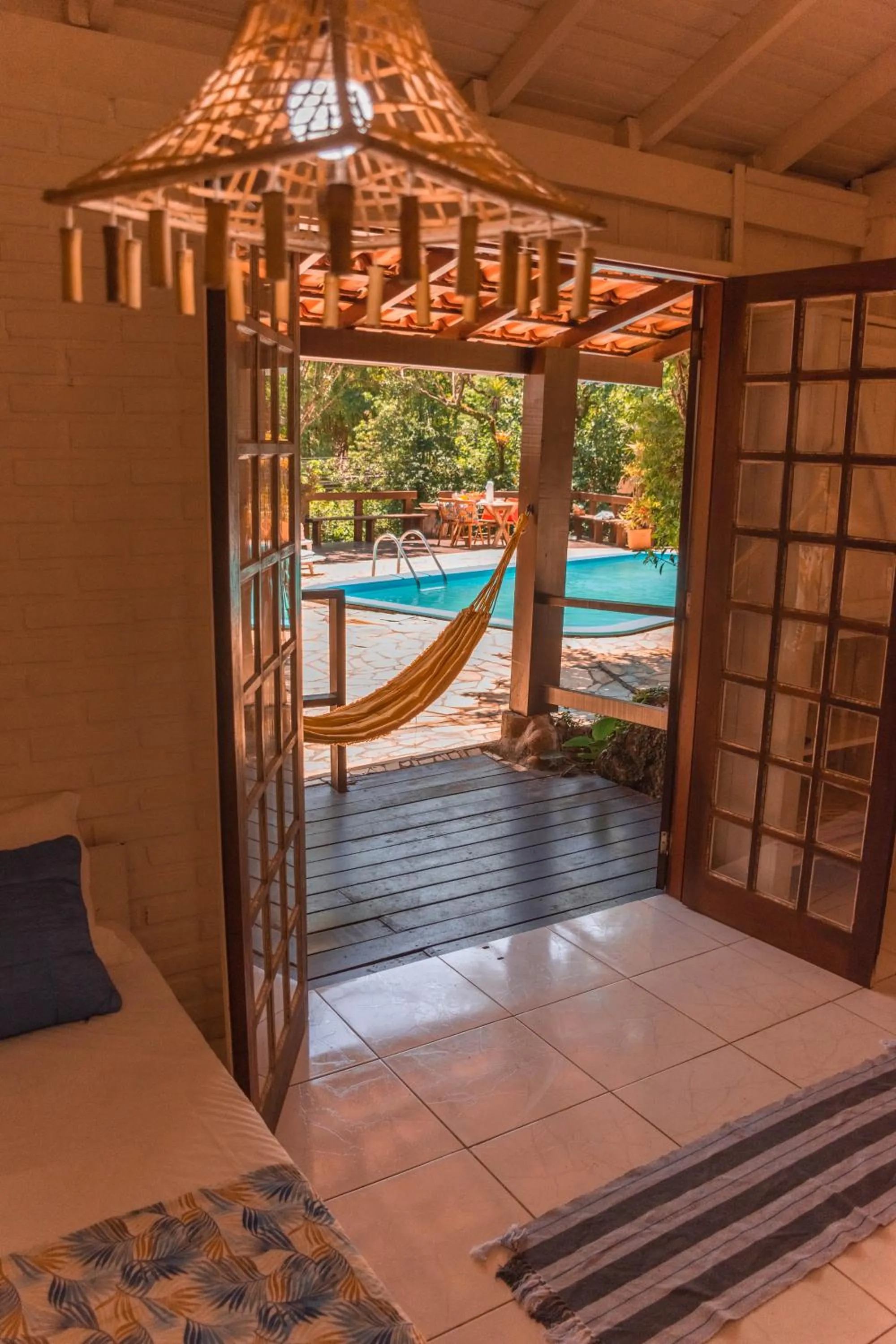 Balcony/Terrace in Pousada Rosa