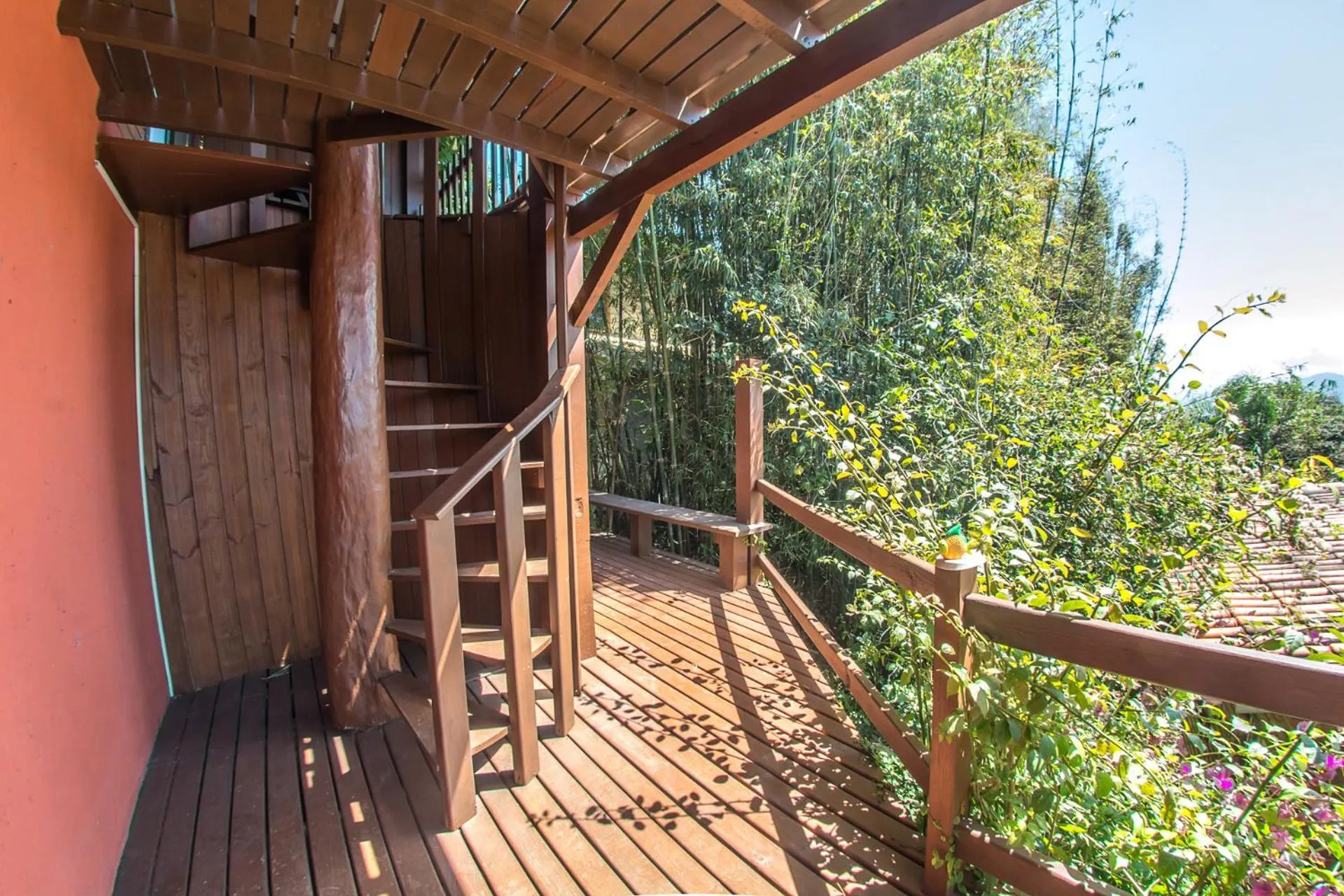 Patio in Pousada Rosa