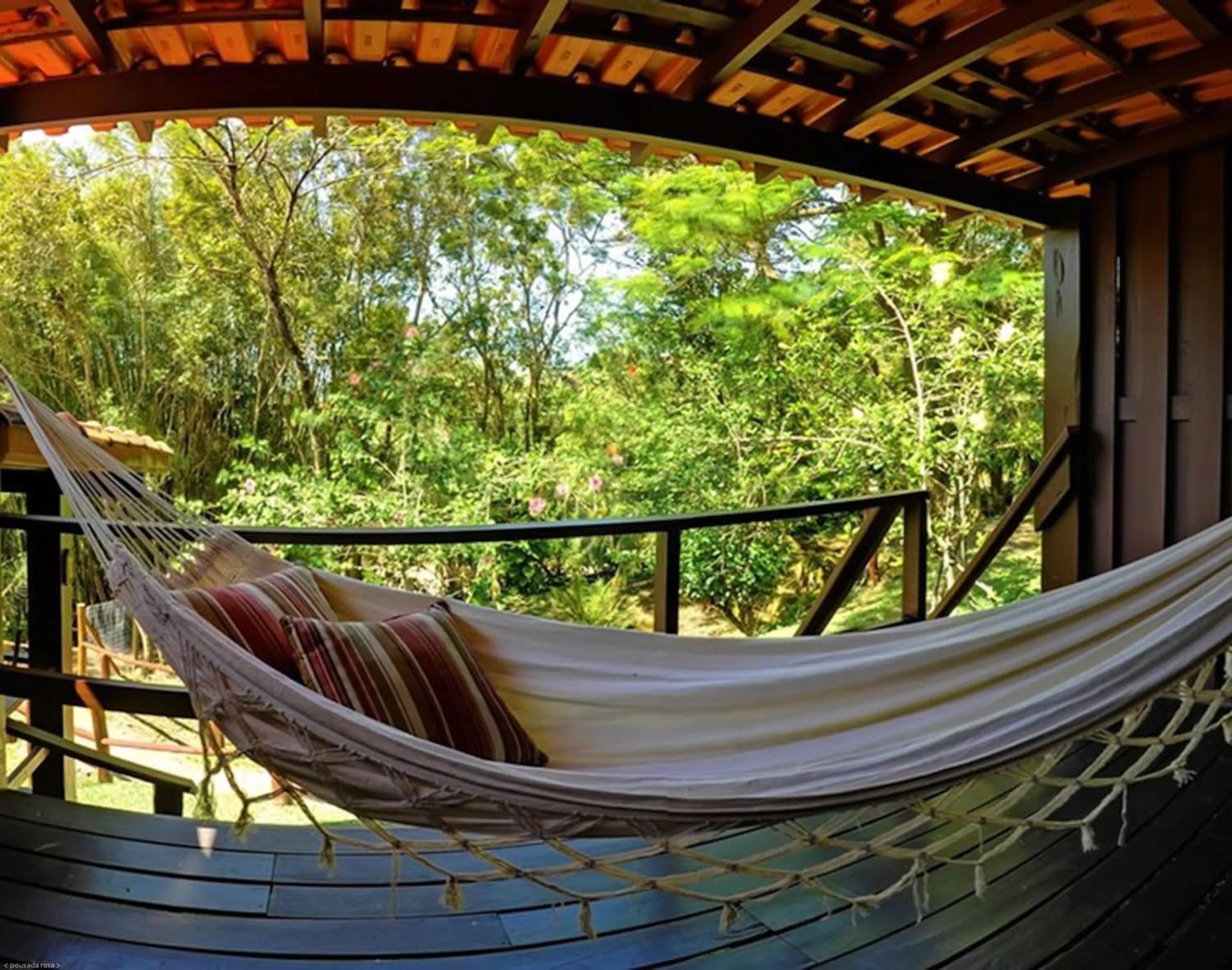 Patio in Pousada Rosa