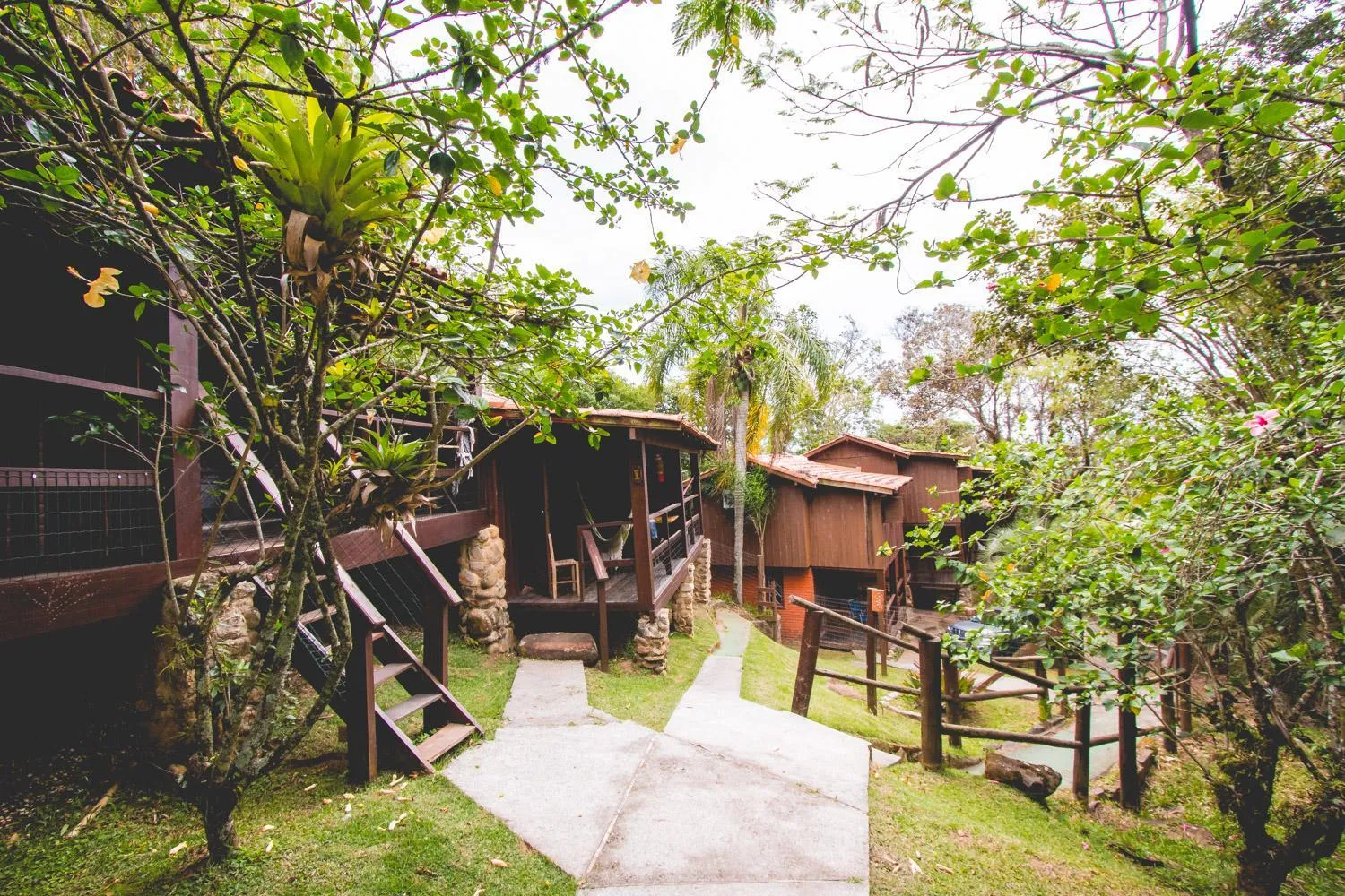 Garden in Pousada Rosa