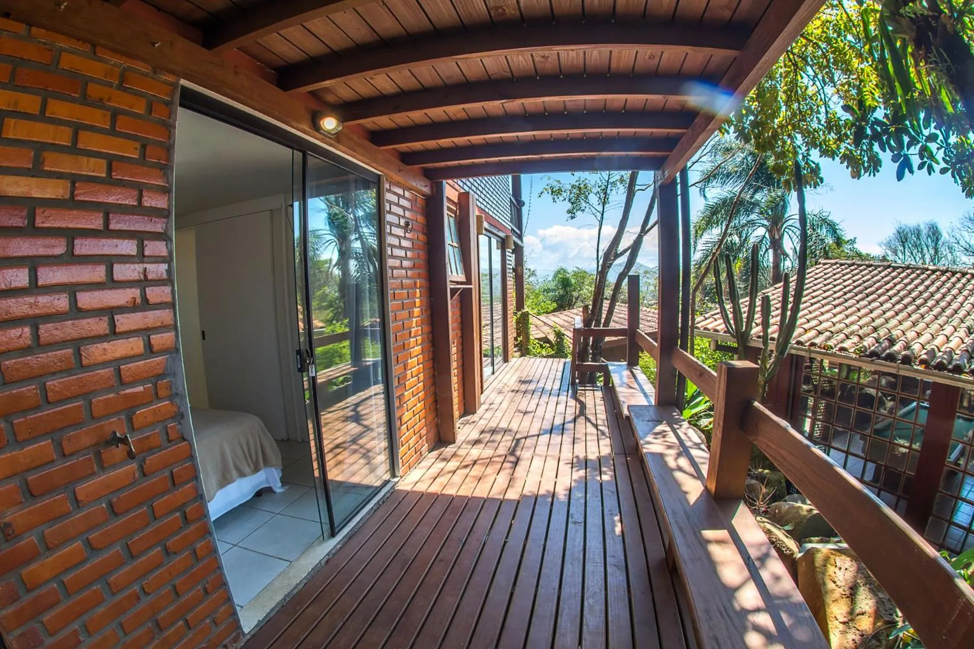 Patio in Pousada Rosa