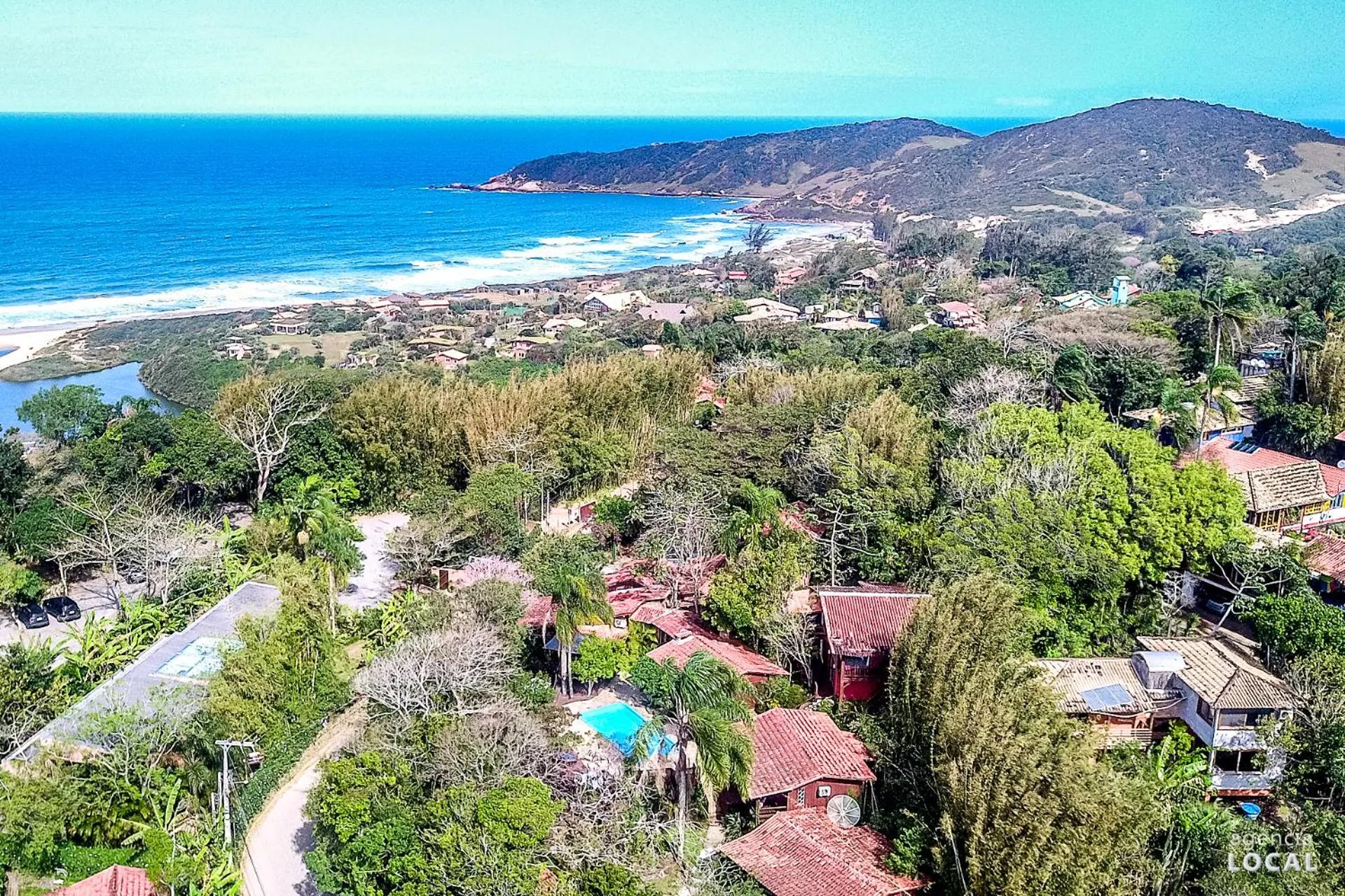 Bird's eye view in Pousada Rosa
