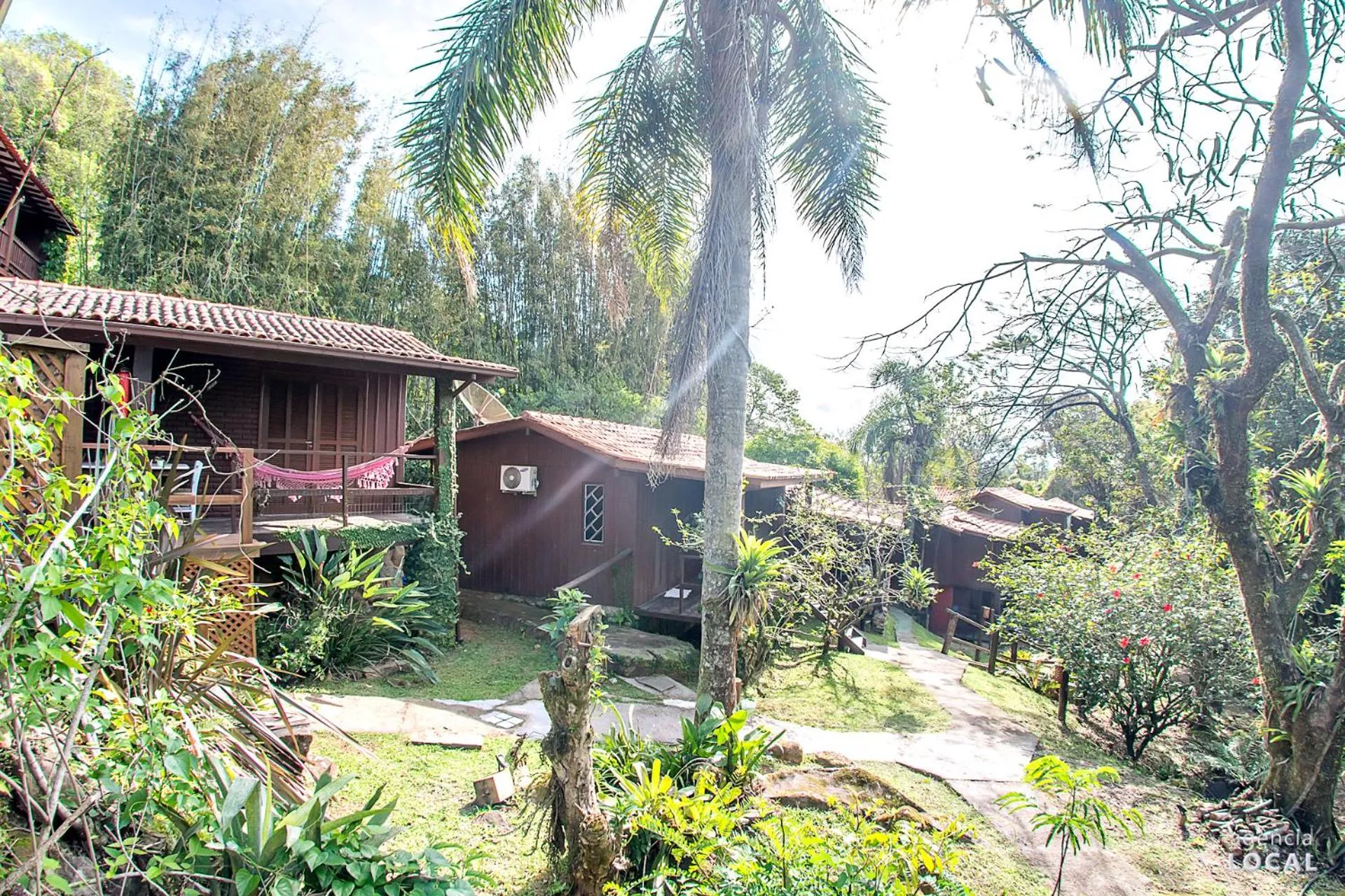 Garden in Pousada Rosa