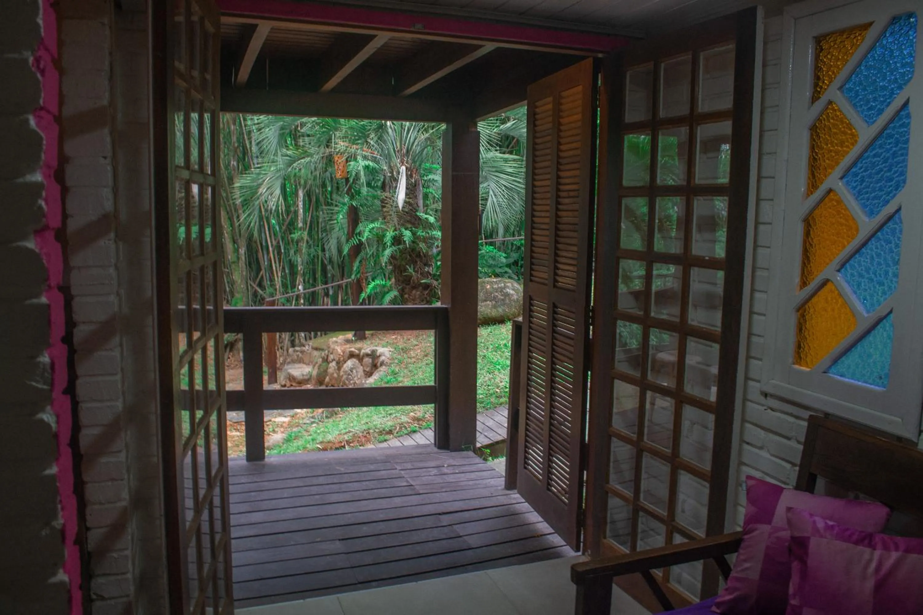 Balcony/Terrace in Pousada Rosa