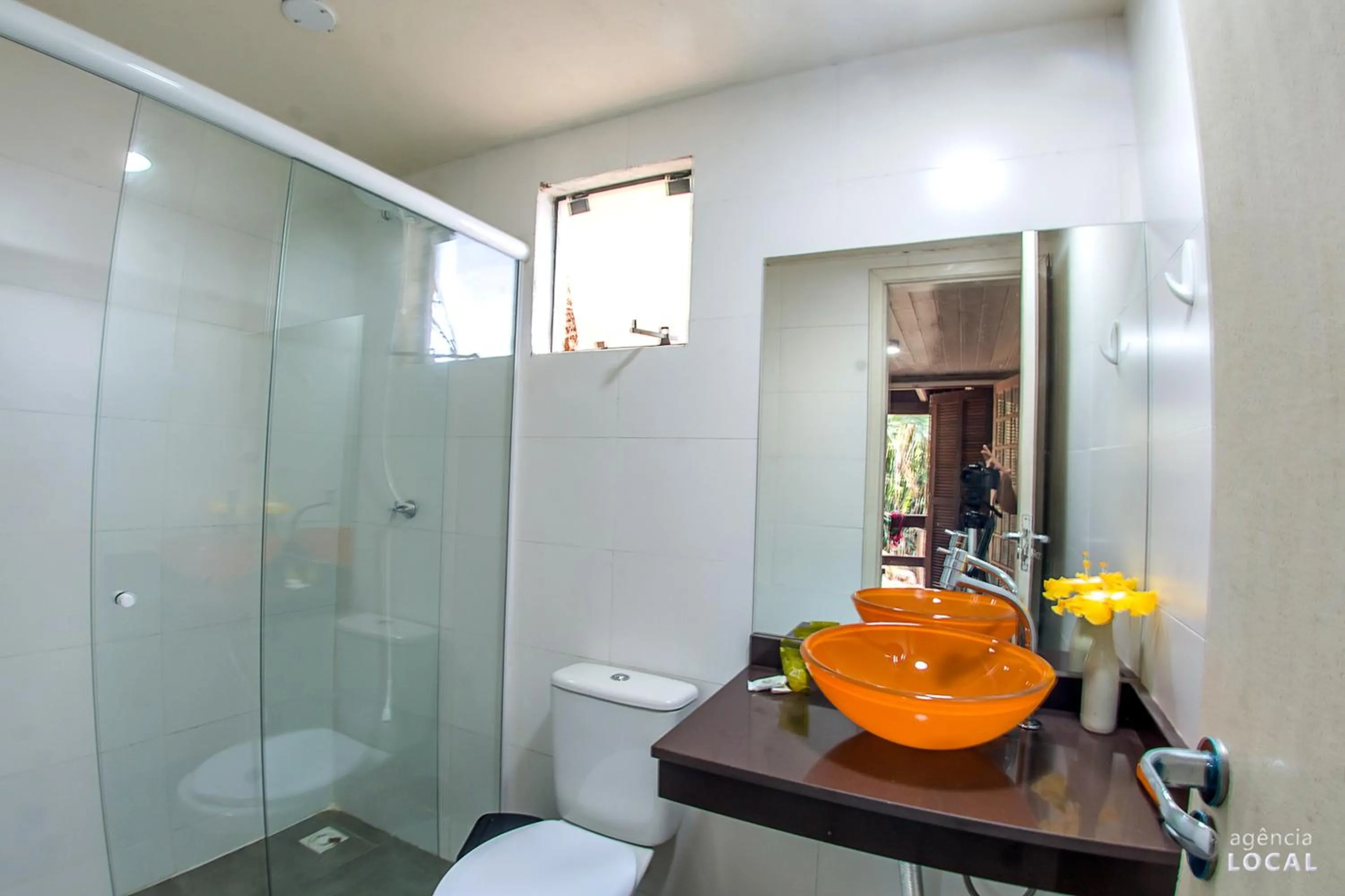 Bathroom in Pousada Rosa