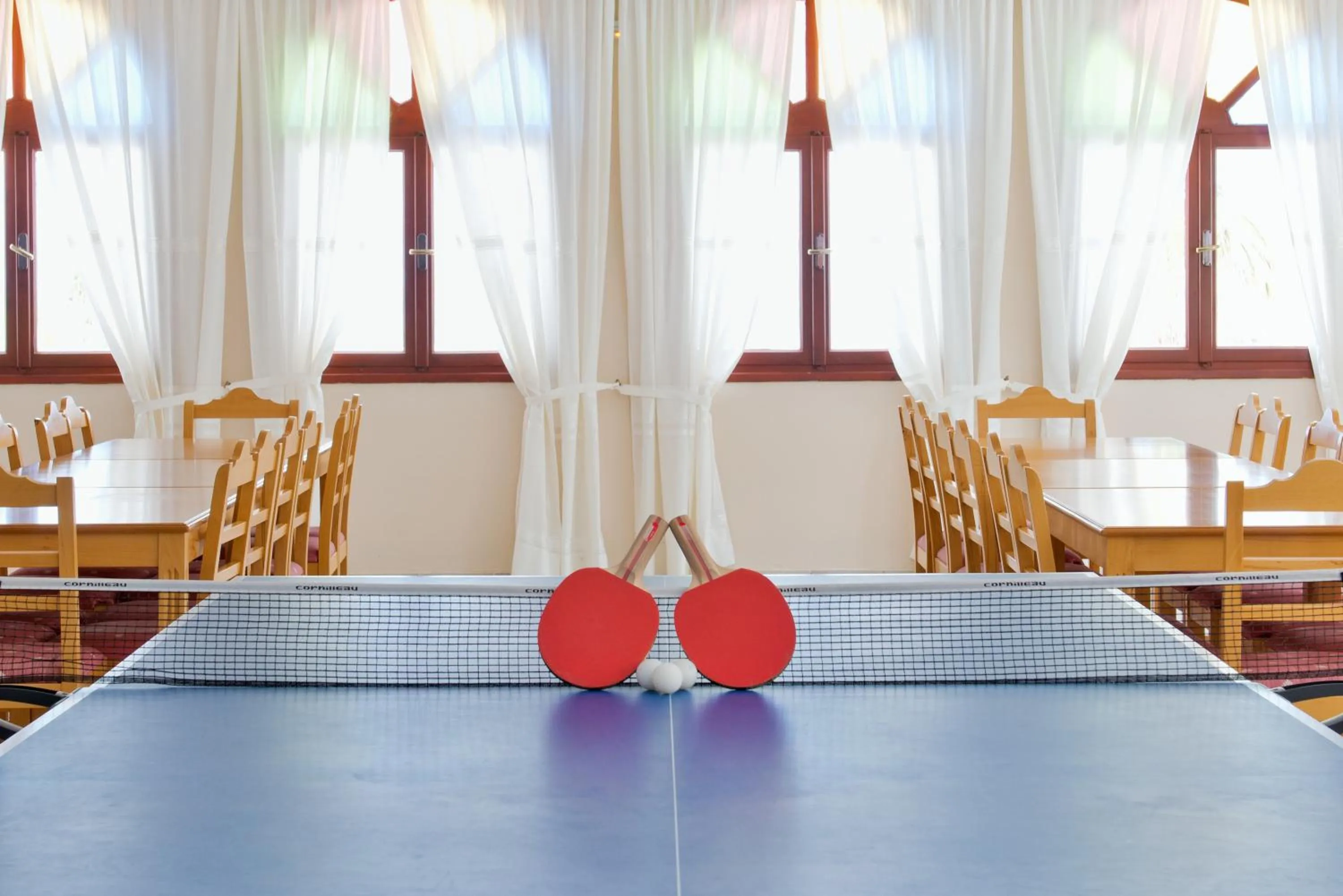 Table tennis in Makarios Hotel