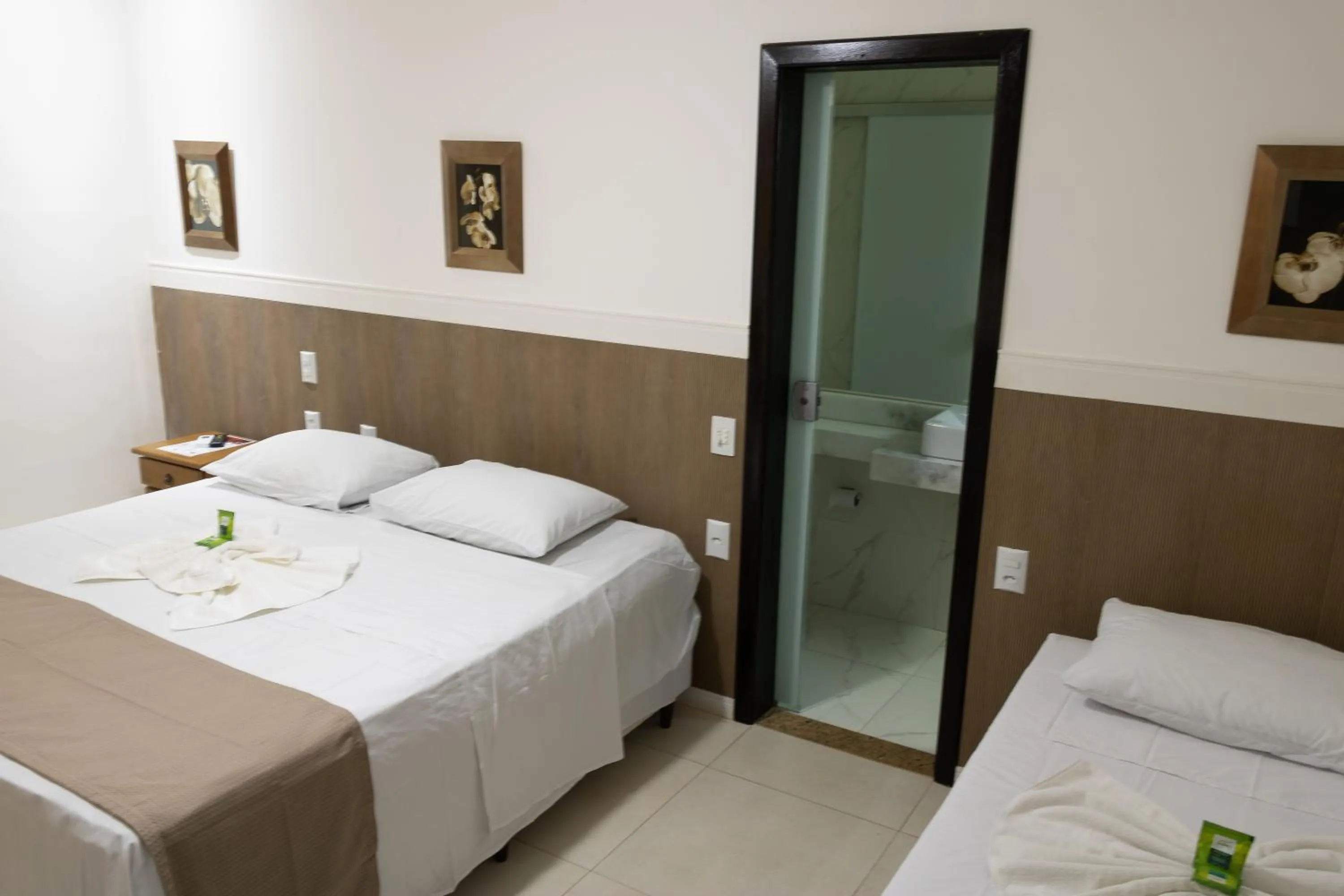 Bed in Pousada Kactus