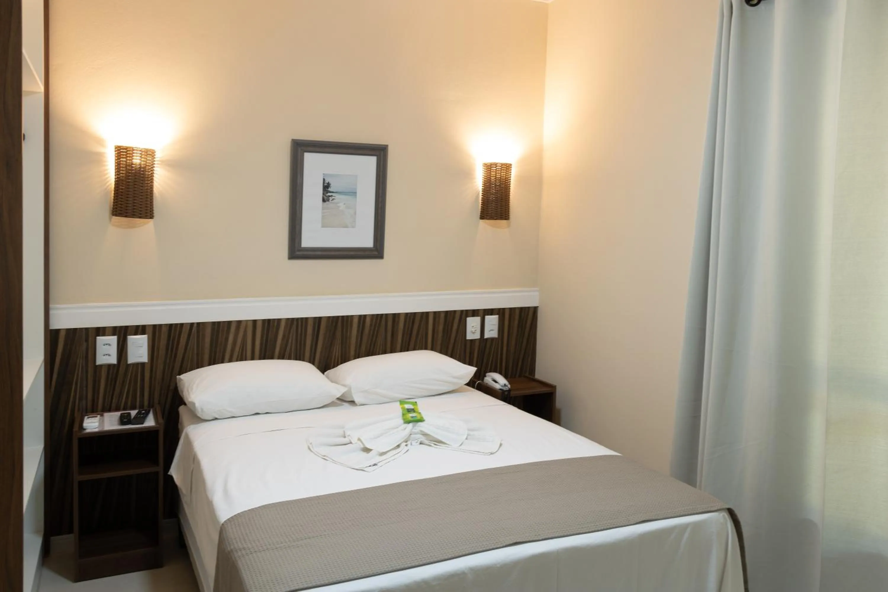 Bed in Pousada Kactus