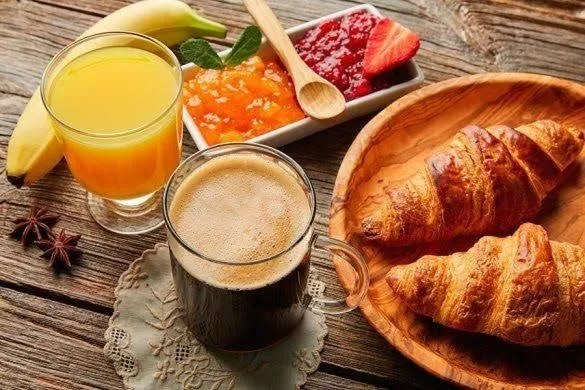 Continental breakfast in La Posada