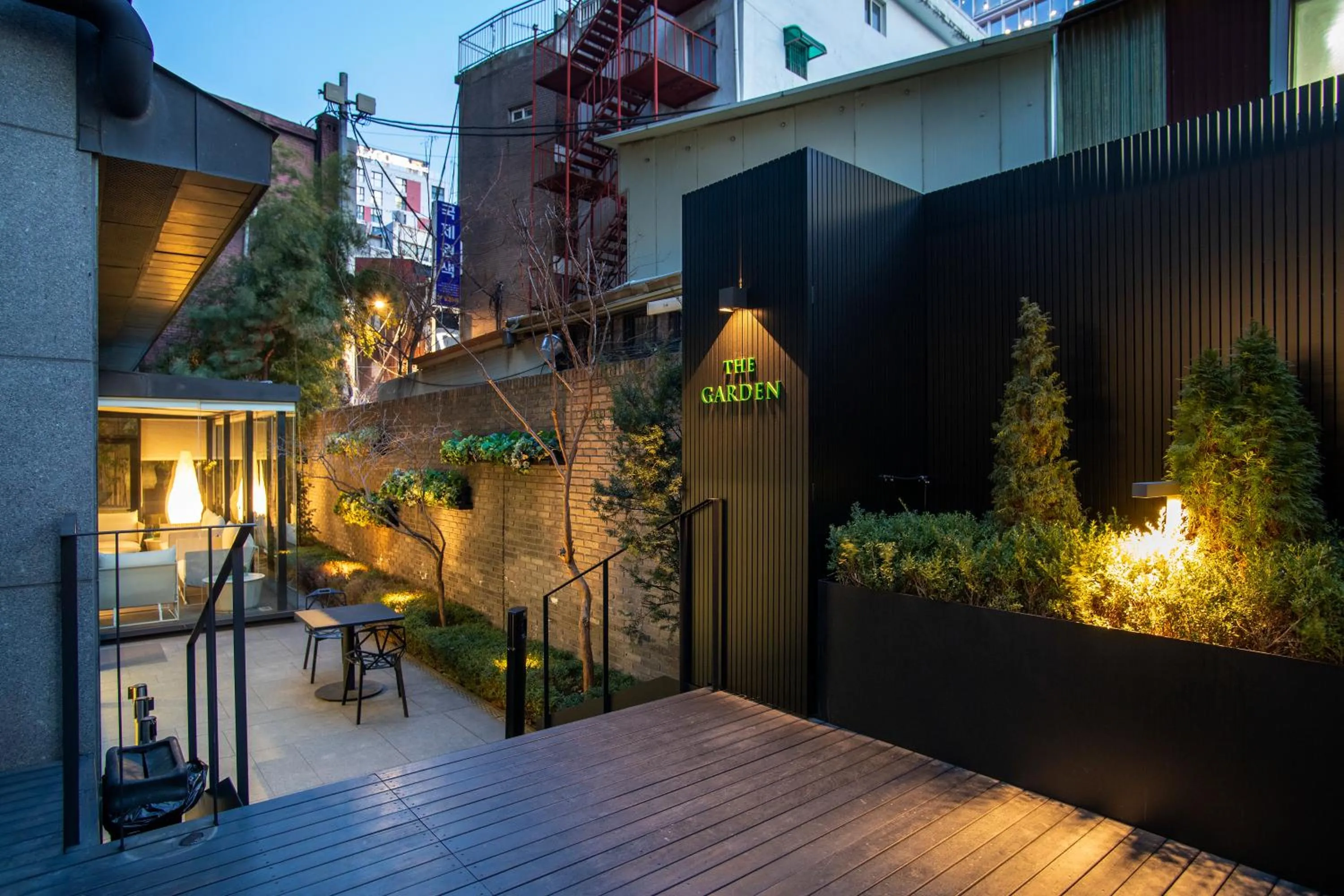Garden in Hop Inn Seoul Myeongdong