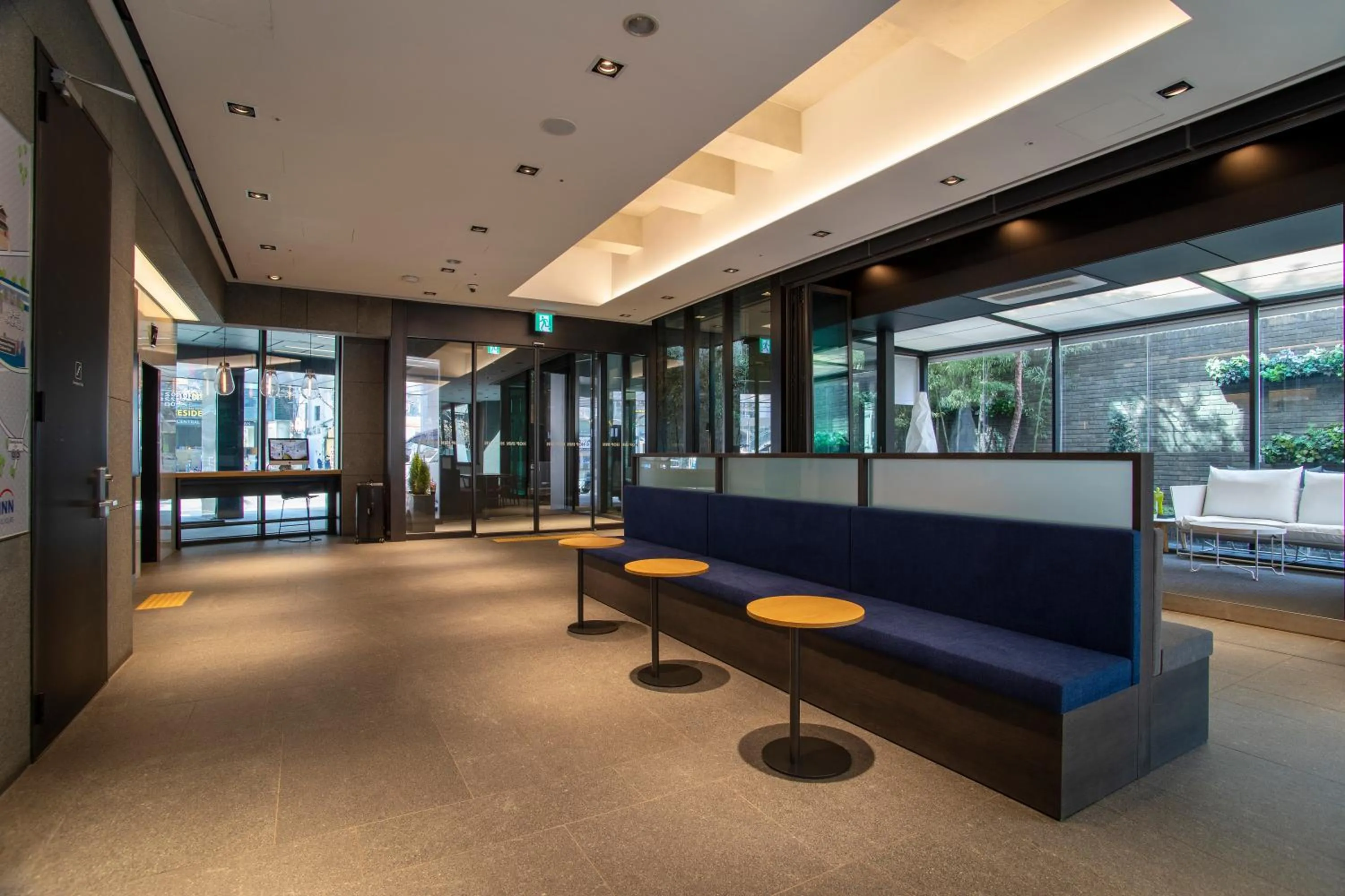 Seating area in Hop Inn Seoul Myeongdong