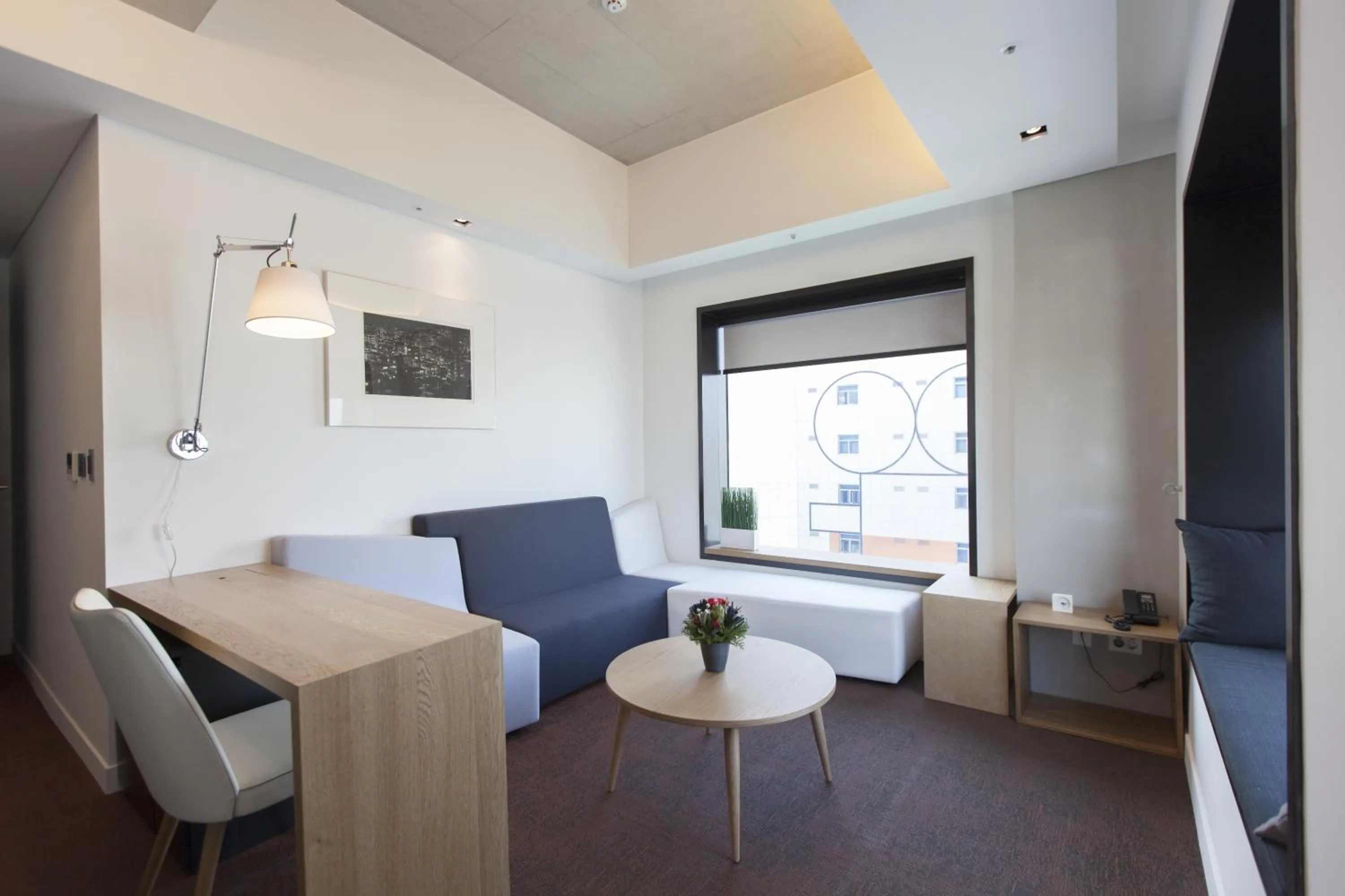 Seating area in StayB Hotel Myeongdong