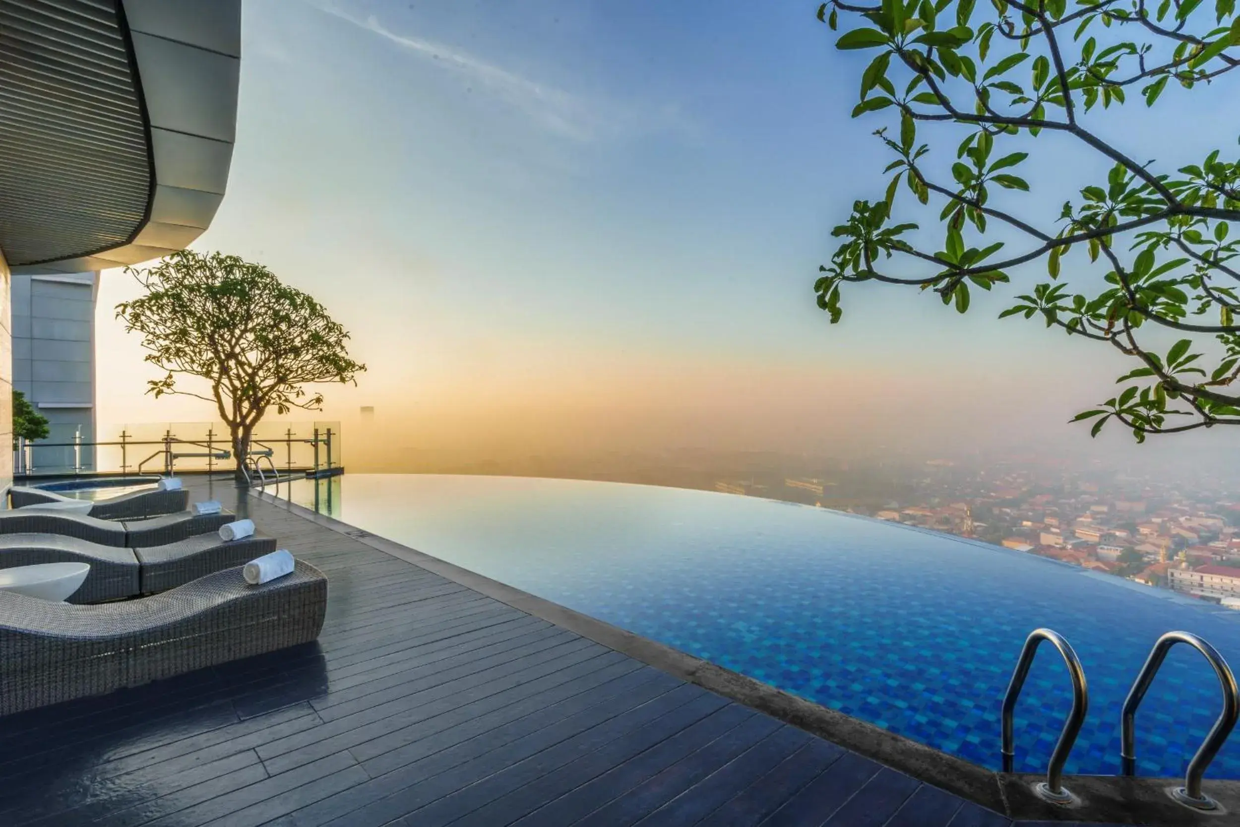 Pool view in Hotel Ciputra World Surabaya managed by Swiss-Belhotel International Pool view in Hotel Ciputra World Surabaya managed by Swiss-Belhotel International