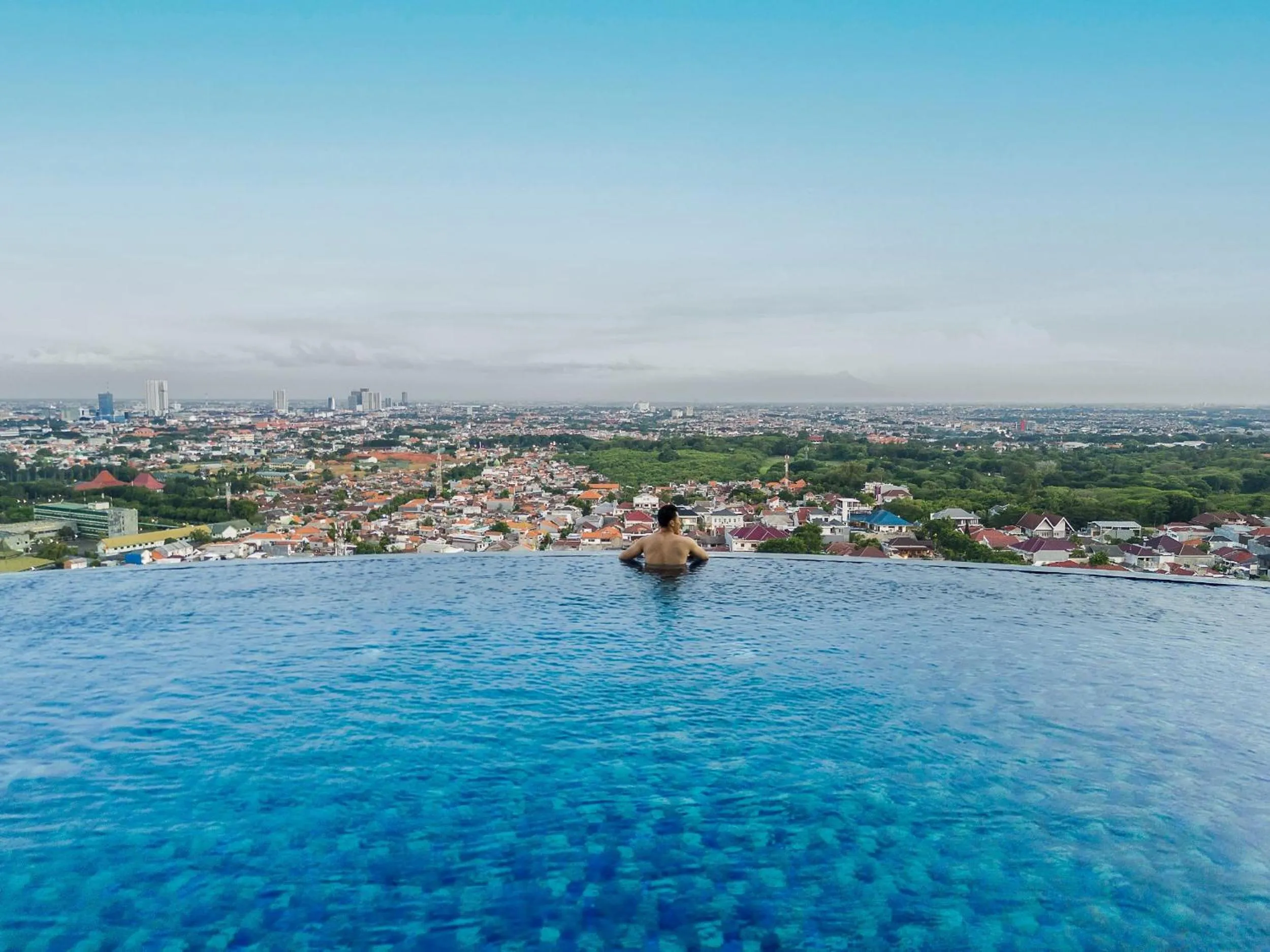 Swimming pool in Hotel Ciputra World Surabaya managed by Swiss-Belhotel International