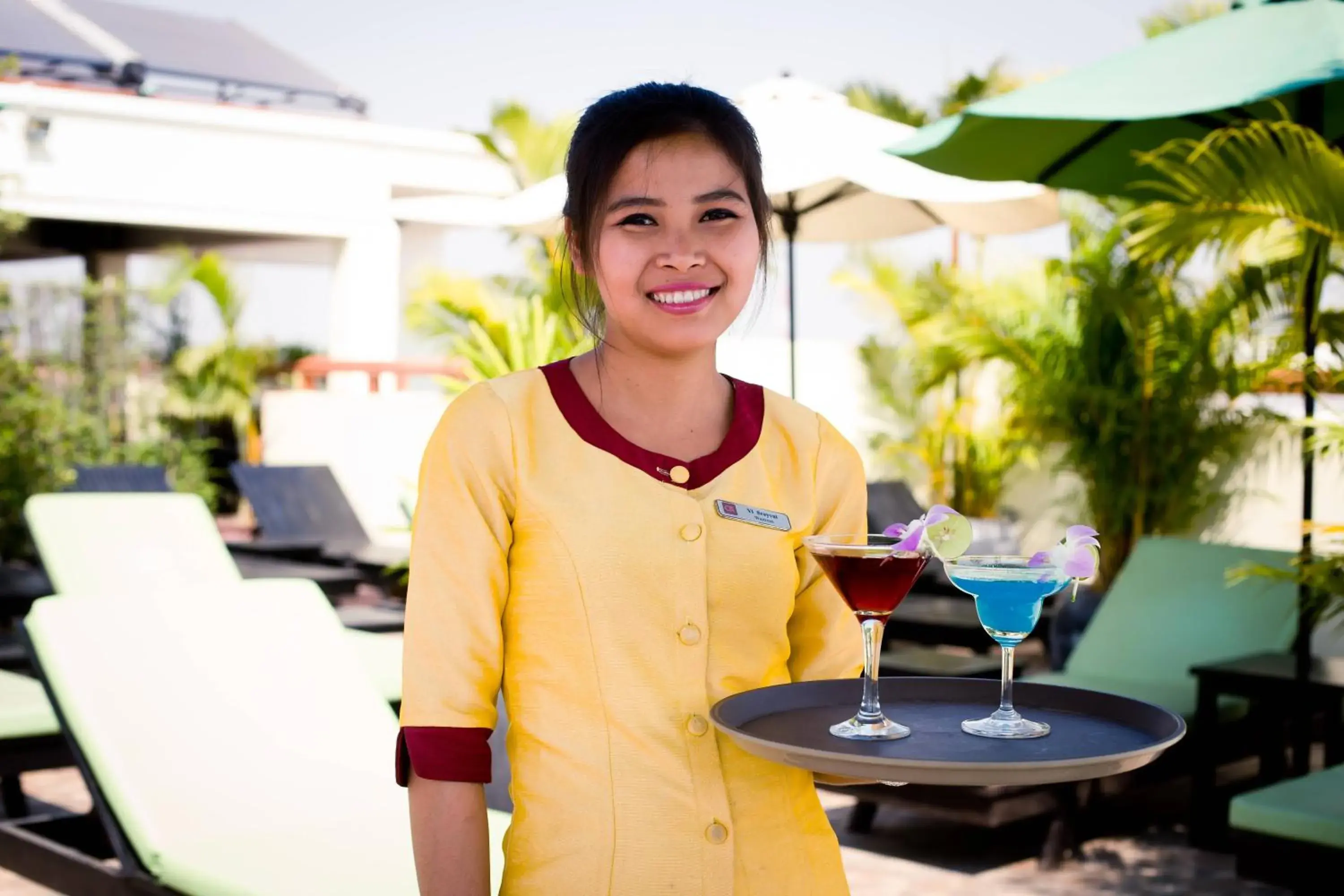 Food and drinks, Staff in Cheathata CTS Hotel Siem Reap