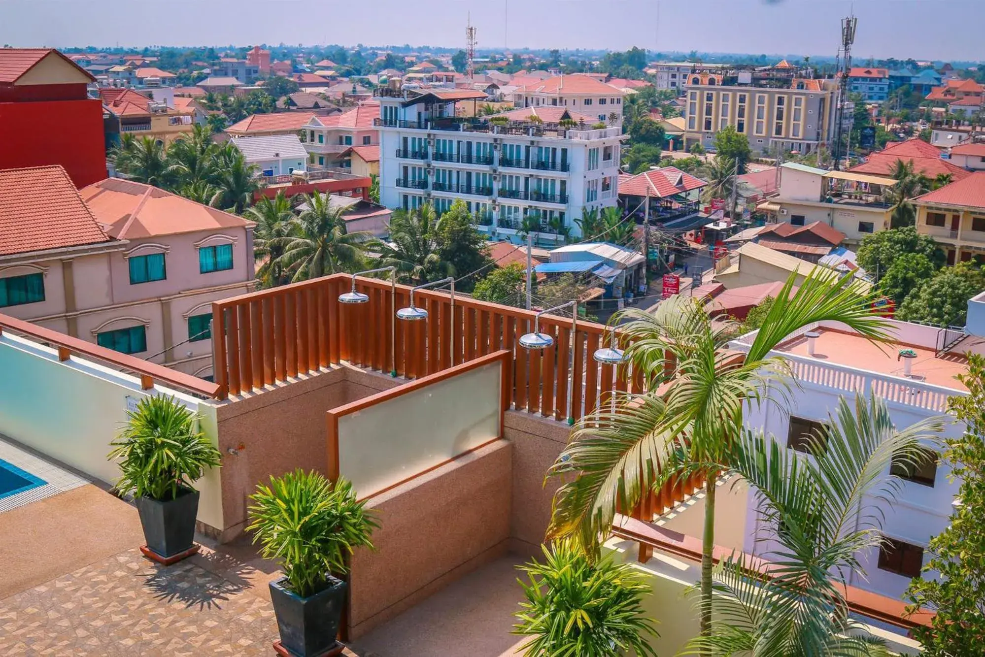 City view, Pool View in Cheathata CTS Hotel Siem Reap