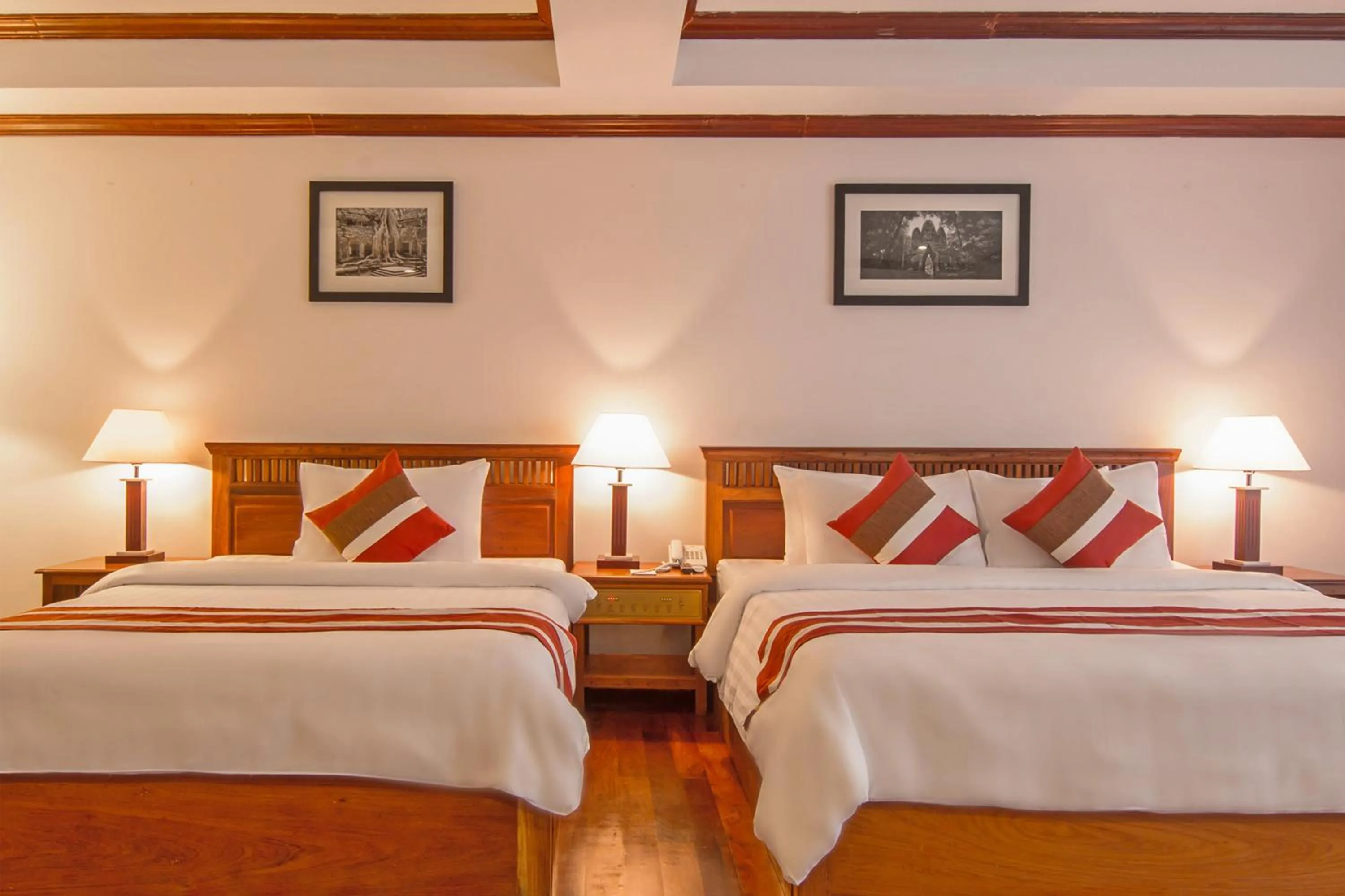 Bed in Cheathata CTS Hotel Siem Reap