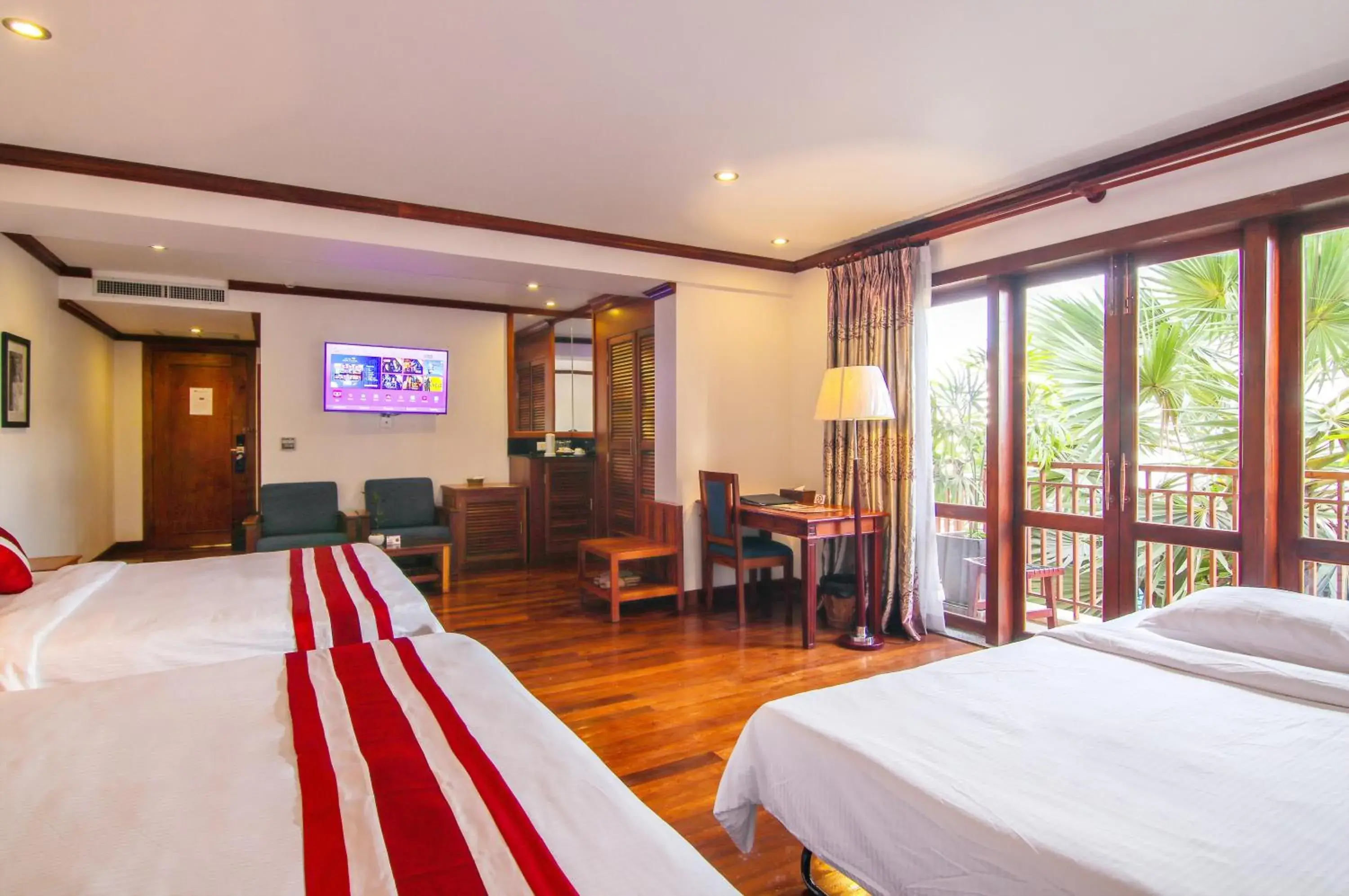 City view, Bed in Cheathata CTS Hotel Siem Reap City view, Bed in Cheathata CTS Hotel Siem Reap