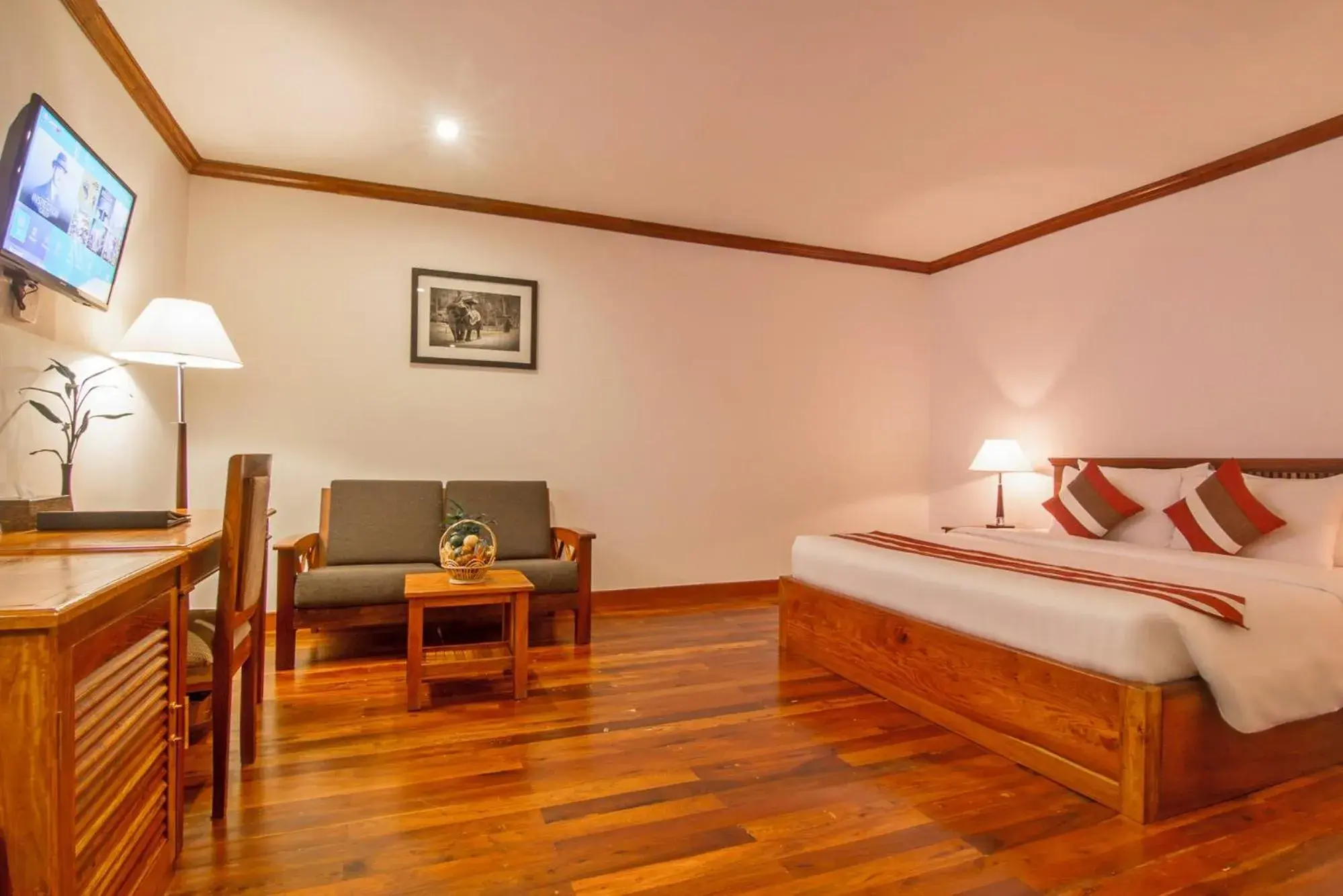 Photo of the whole room, Bed in Cheathata CTS Hotel Siem Reap