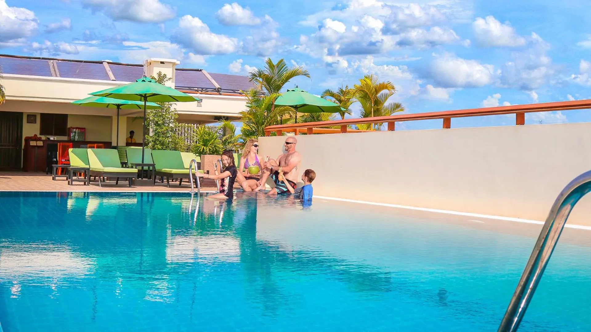 Swimming pool in Cheathata CTS Hotel Siem Reap