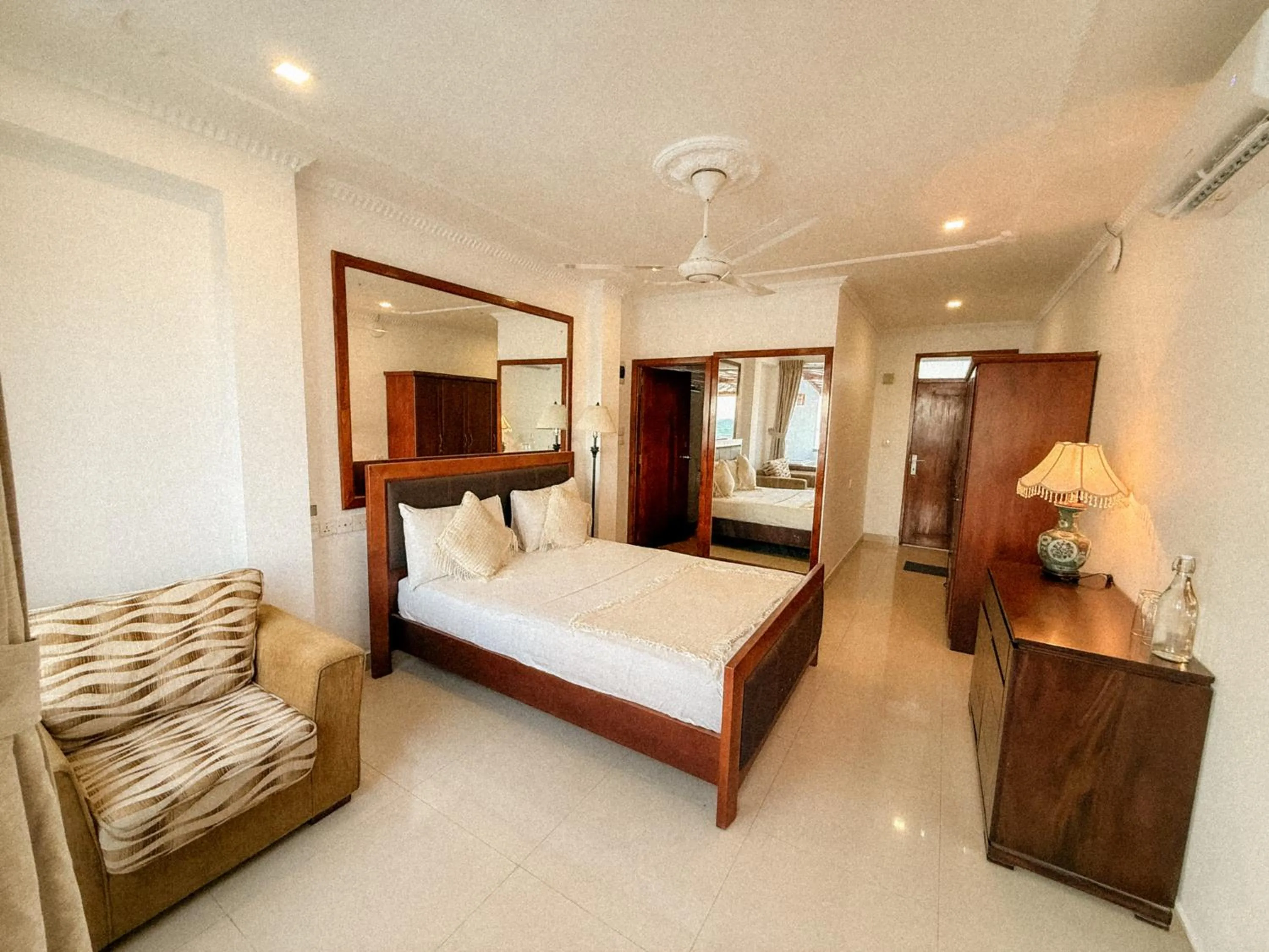 Bed in Beach House Goviyapana