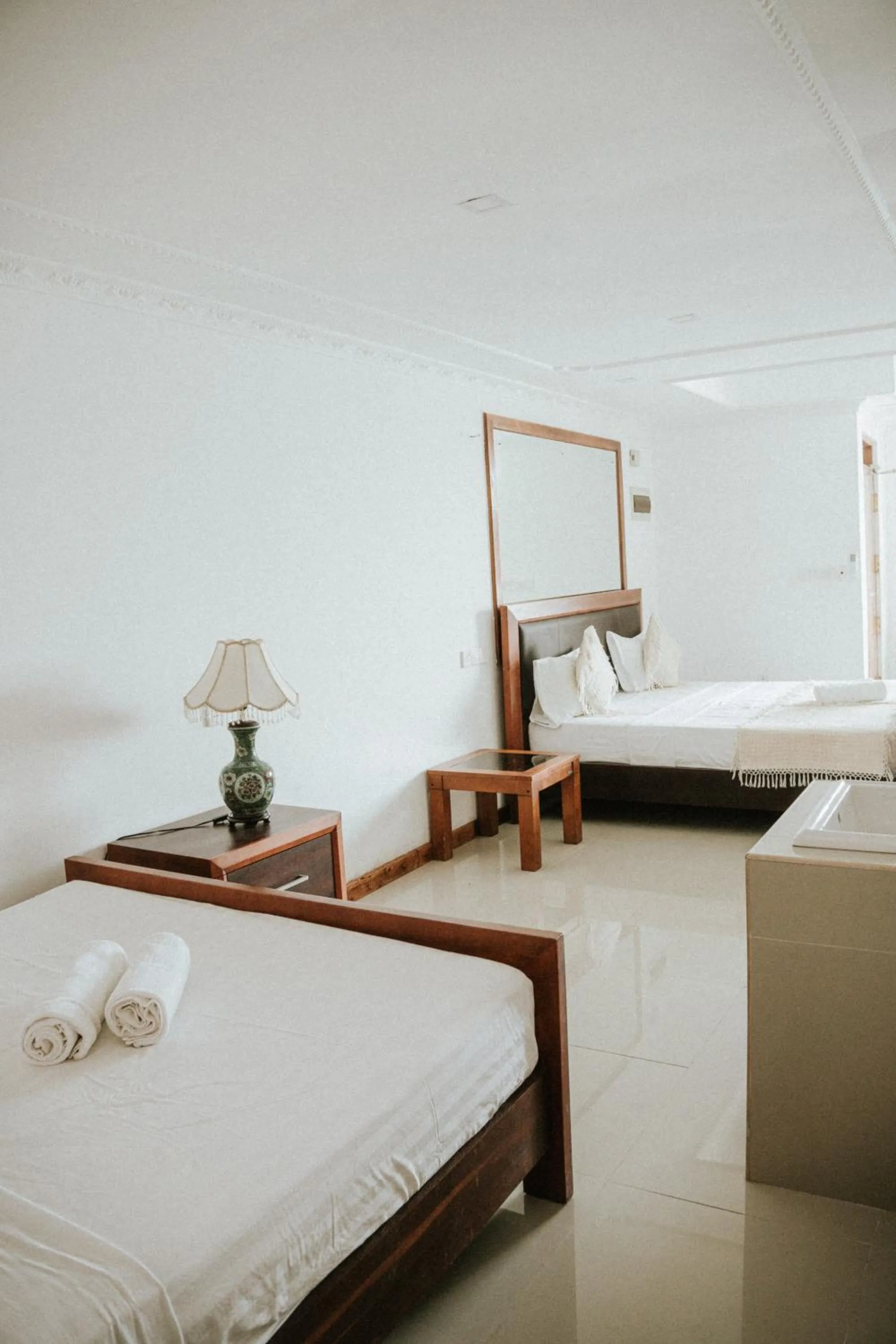 Bed in Beach House Goviyapana