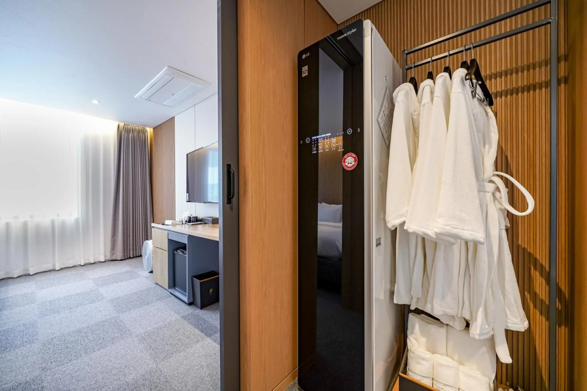 Bedroom, Bed in Haeundae The Van Hotel